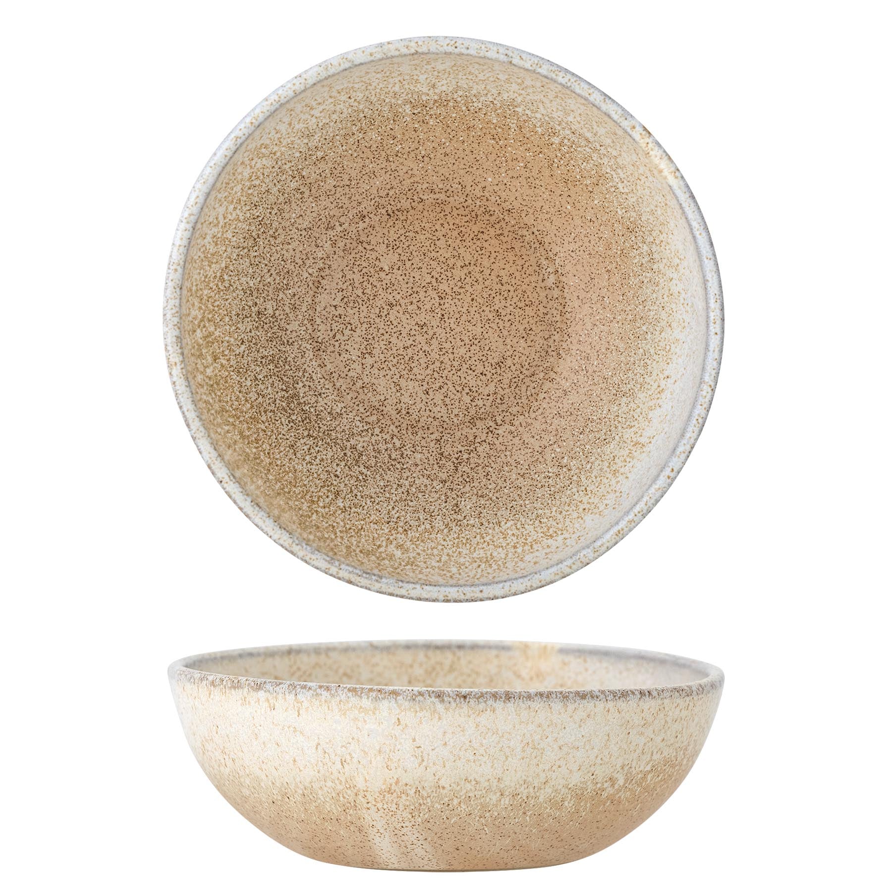 Paula Schale, Natur, Steingut in Nature präsentiert im Onlineshop von KAQTU Design AG. Schale ist von Bloomingville