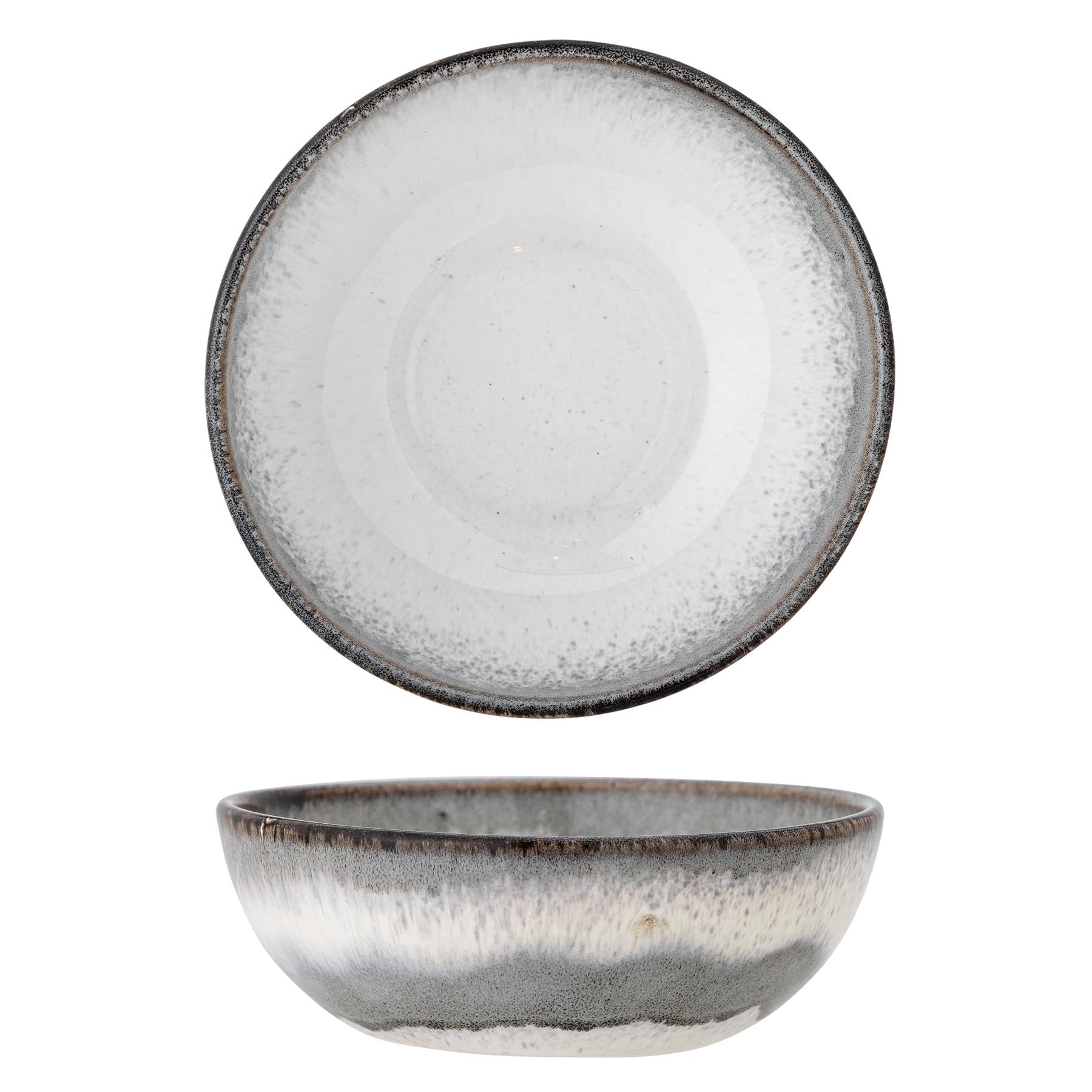 Paula Schale, Grau, Steingut in Grey präsentiert im Onlineshop von KAQTU Design AG. Schale ist von Bloomingville