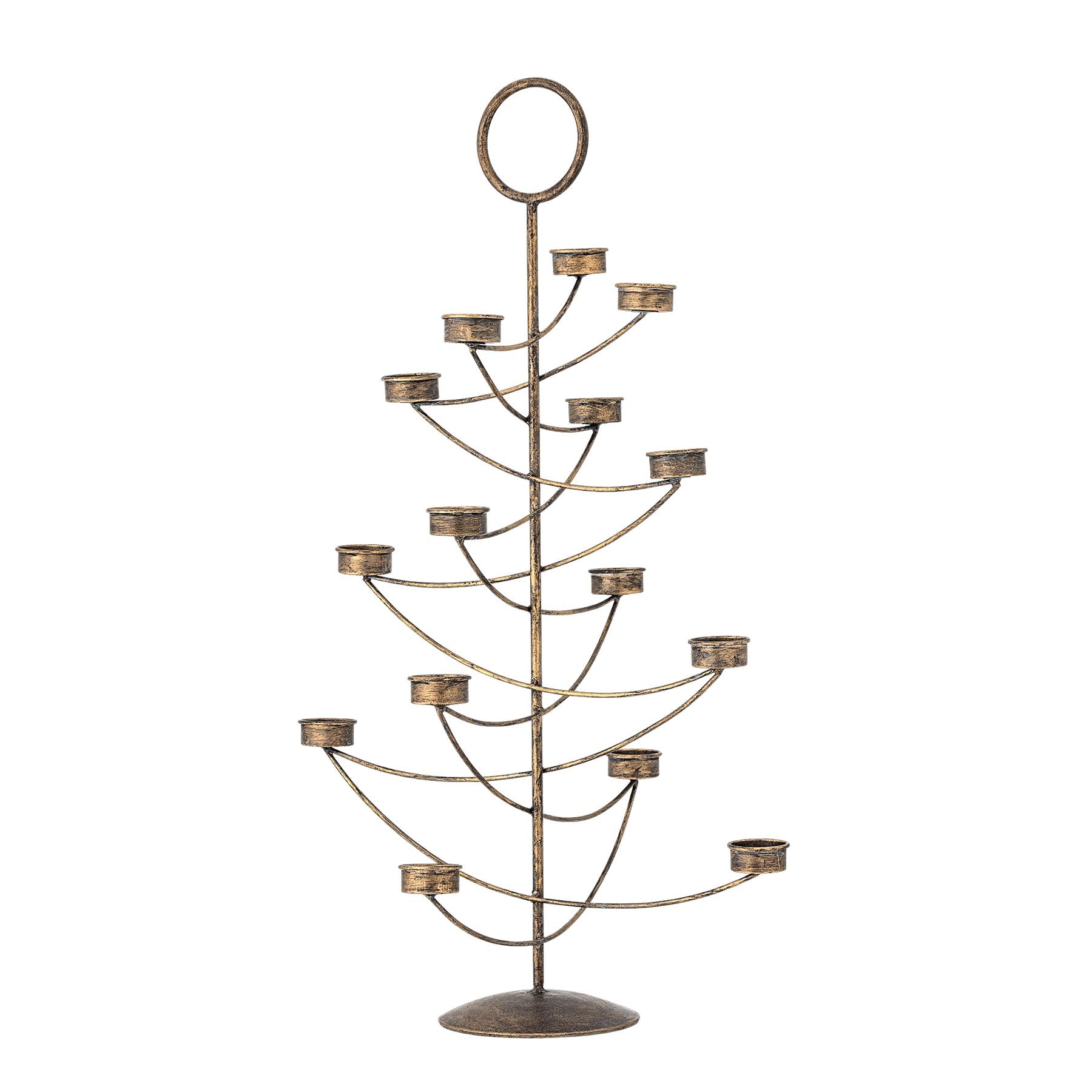 Alani Teelichthalter, Gold, Metall in Gold präsentiert im Onlineshop von KAQTU Design AG. Kerzenständer ist von Bloomingville