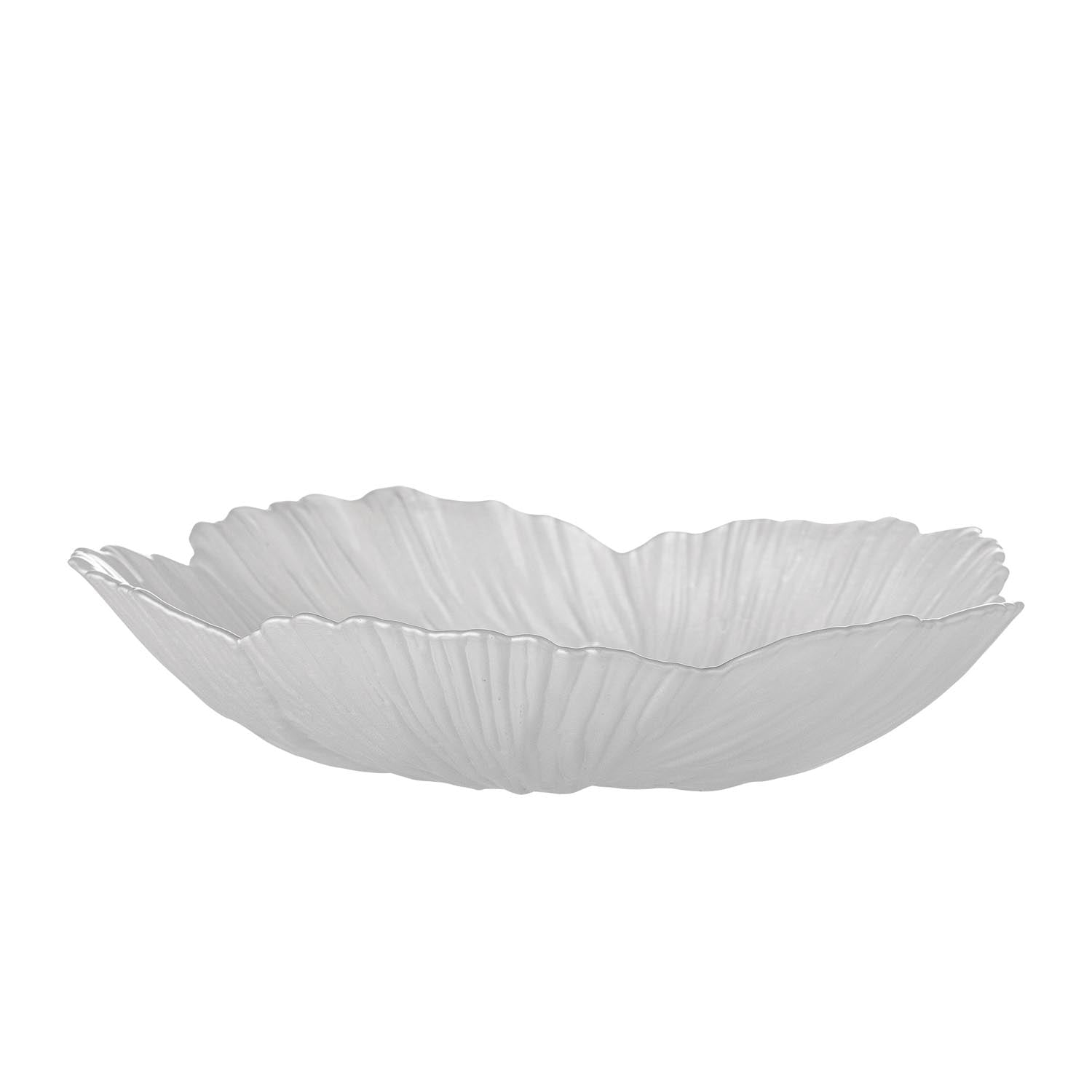 Iani Schale, Weiß, Glas in Weiß präsentiert im Onlineshop von KAQTU Design AG. Schale ist von Bloomingville