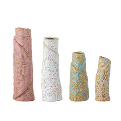 Temple Vase, Braun, Steingut
