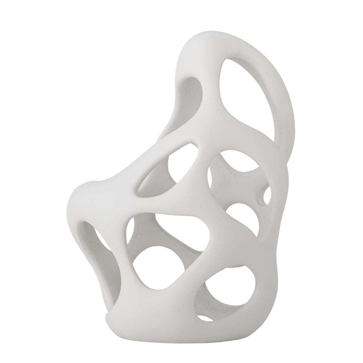 Chanet Deko, Weiss, Polyresin in Weiss präsentiert im Onlineshop von KAQTU Design AG. Kunstgegenstände ist von Bloomingville