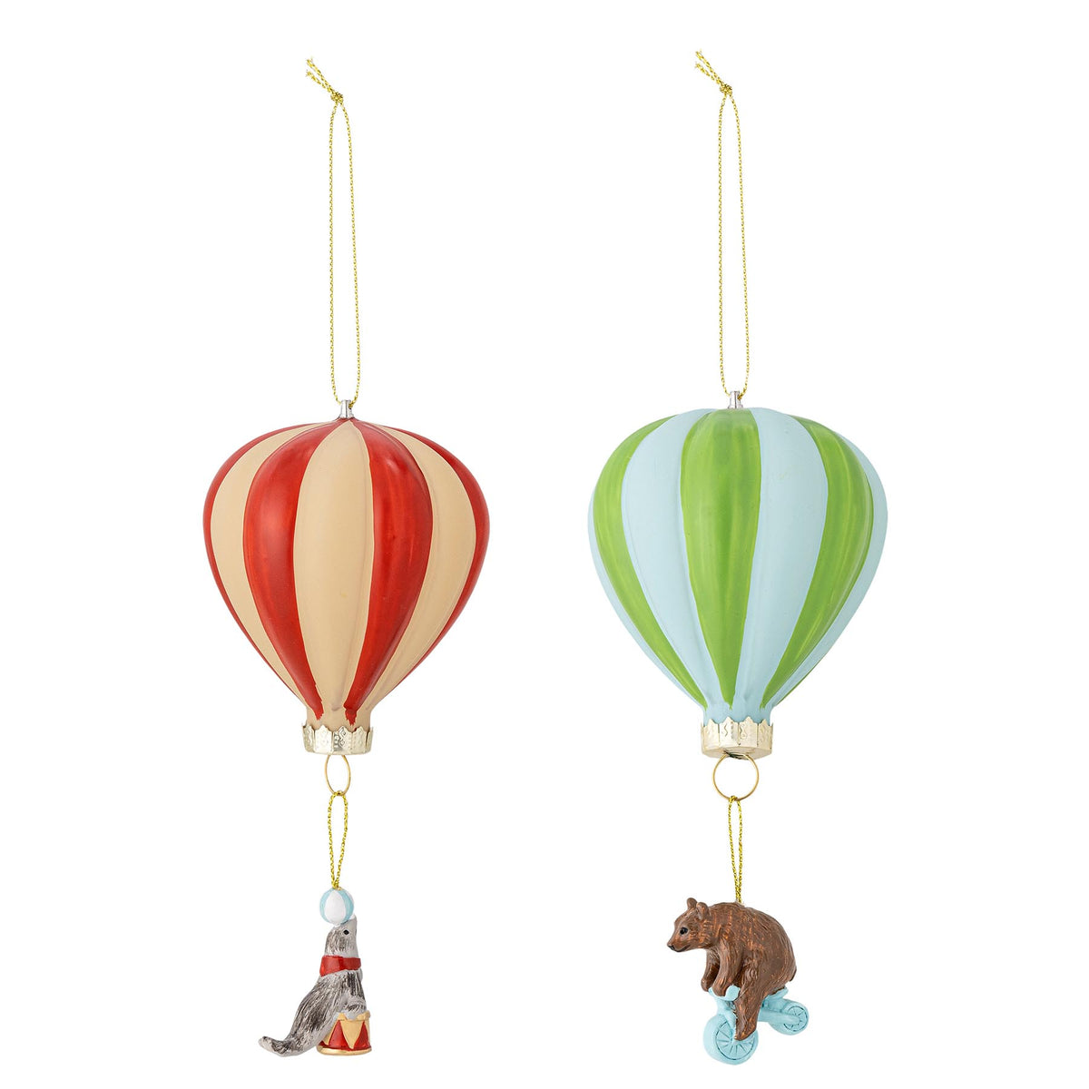 Hettie Ornament, Bunt, Glas in Multi präsentiert im Onlineshop von KAQTU Design AG. Ornament ist von Bloomingville