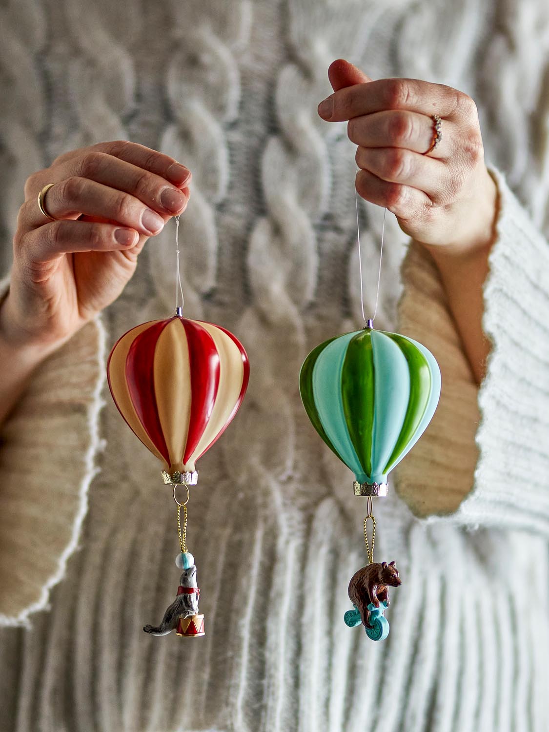Hettie Ornament, Bunt, Glas in Multi präsentiert im Onlineshop von KAQTU Design AG. Ornament ist von Bloomingville