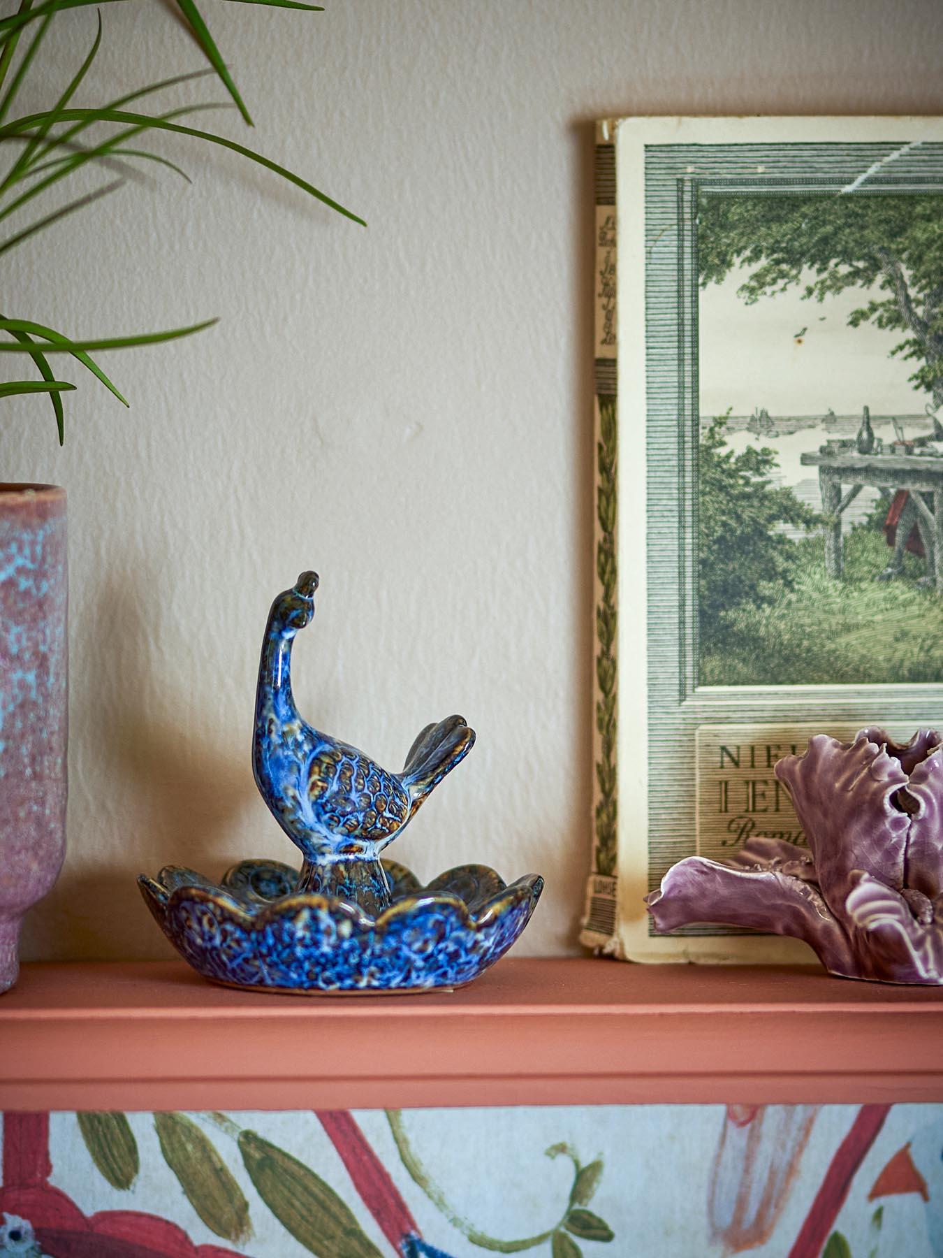 Kali Schale, Blau, Steingut in Blau präsentiert im Onlineshop von KAQTU Design AG. Schale ist von Creative Collection