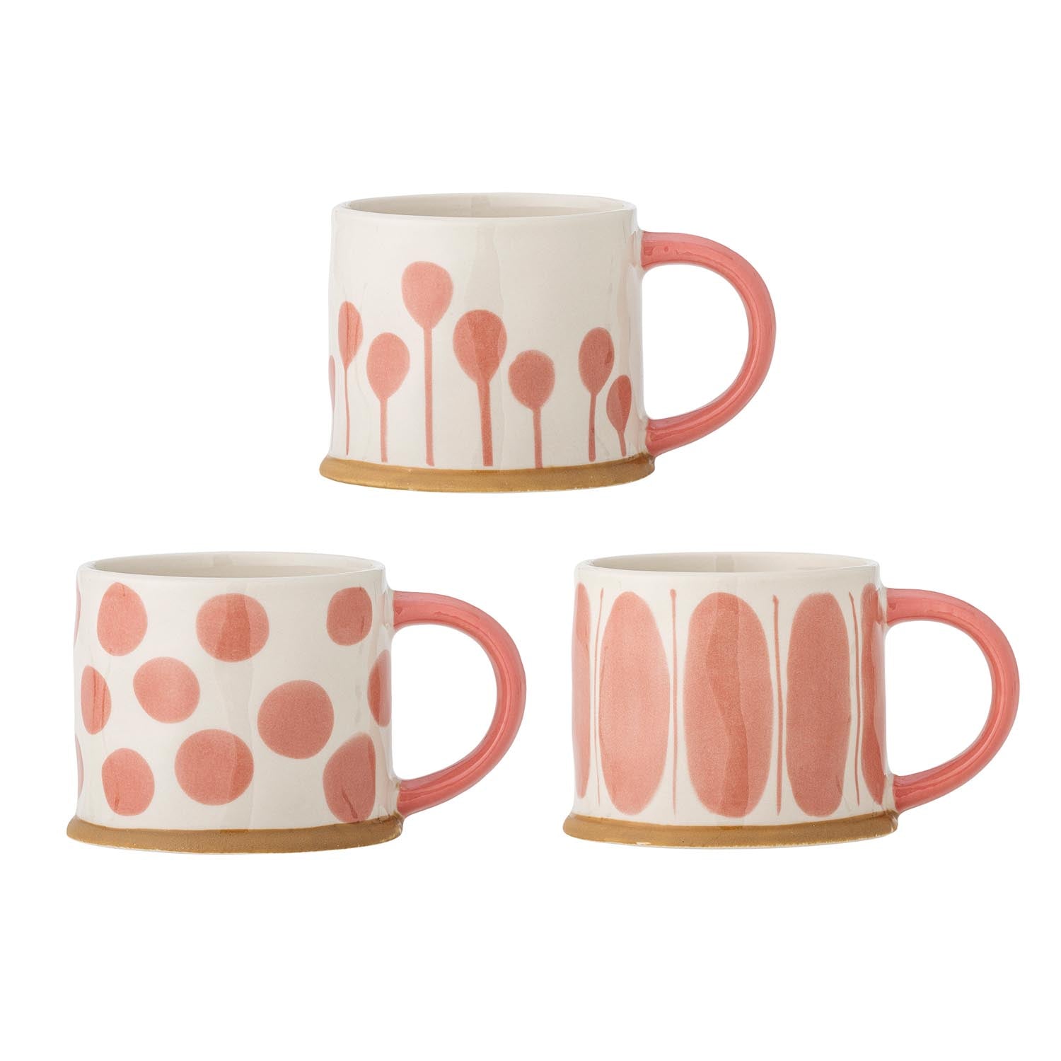 Linora Becher, Rose, Steingut in Rose präsentiert im Onlineshop von KAQTU Design AG. Tasse ist von Creative Collection