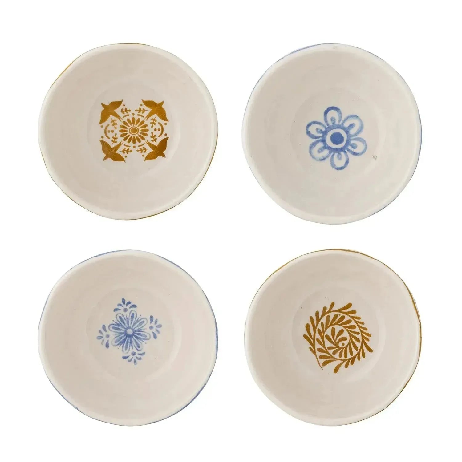 Milton Schale, Blau, Steingut in Blau präsentiert im Onlineshop von KAQTU Design AG. Schale ist von Creative Collection