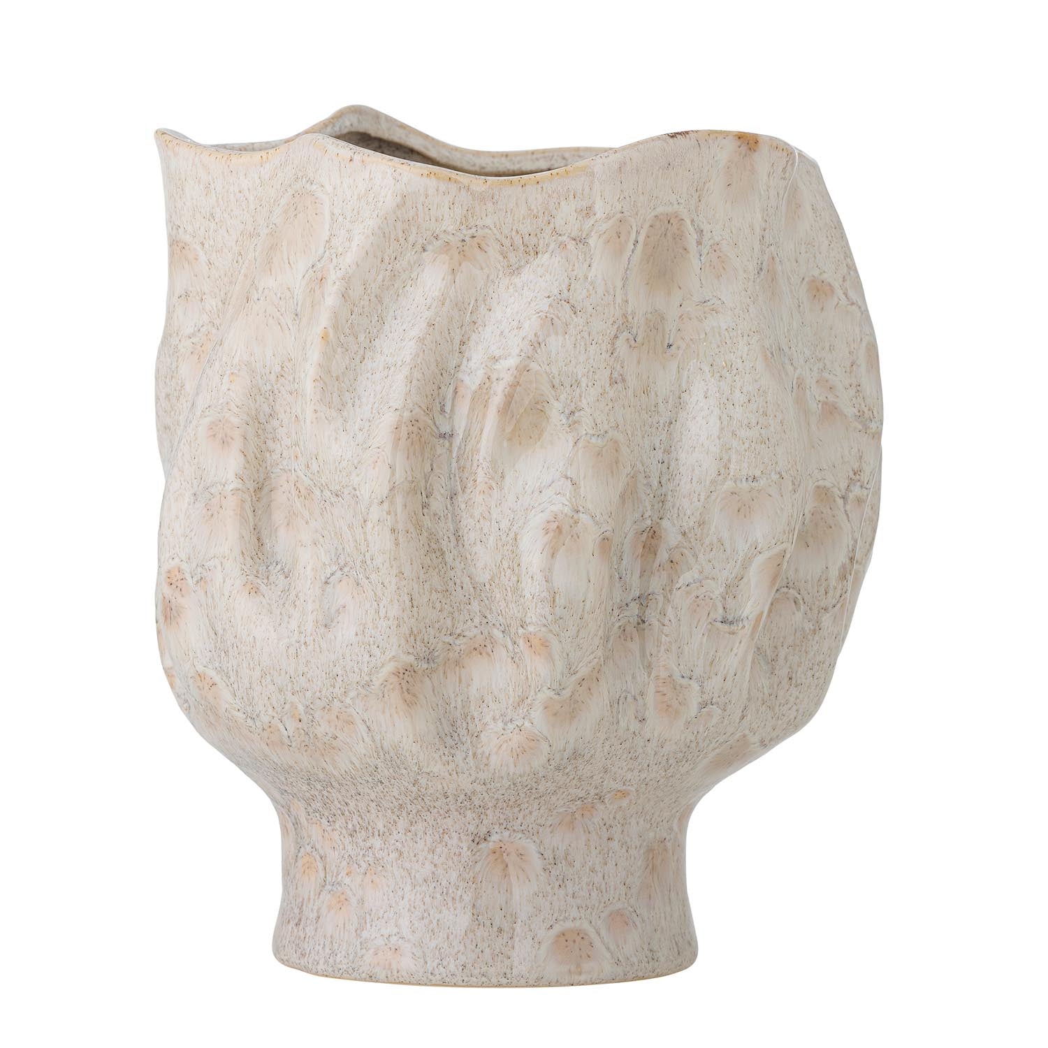 Adair Vase, Weiß, Steingut