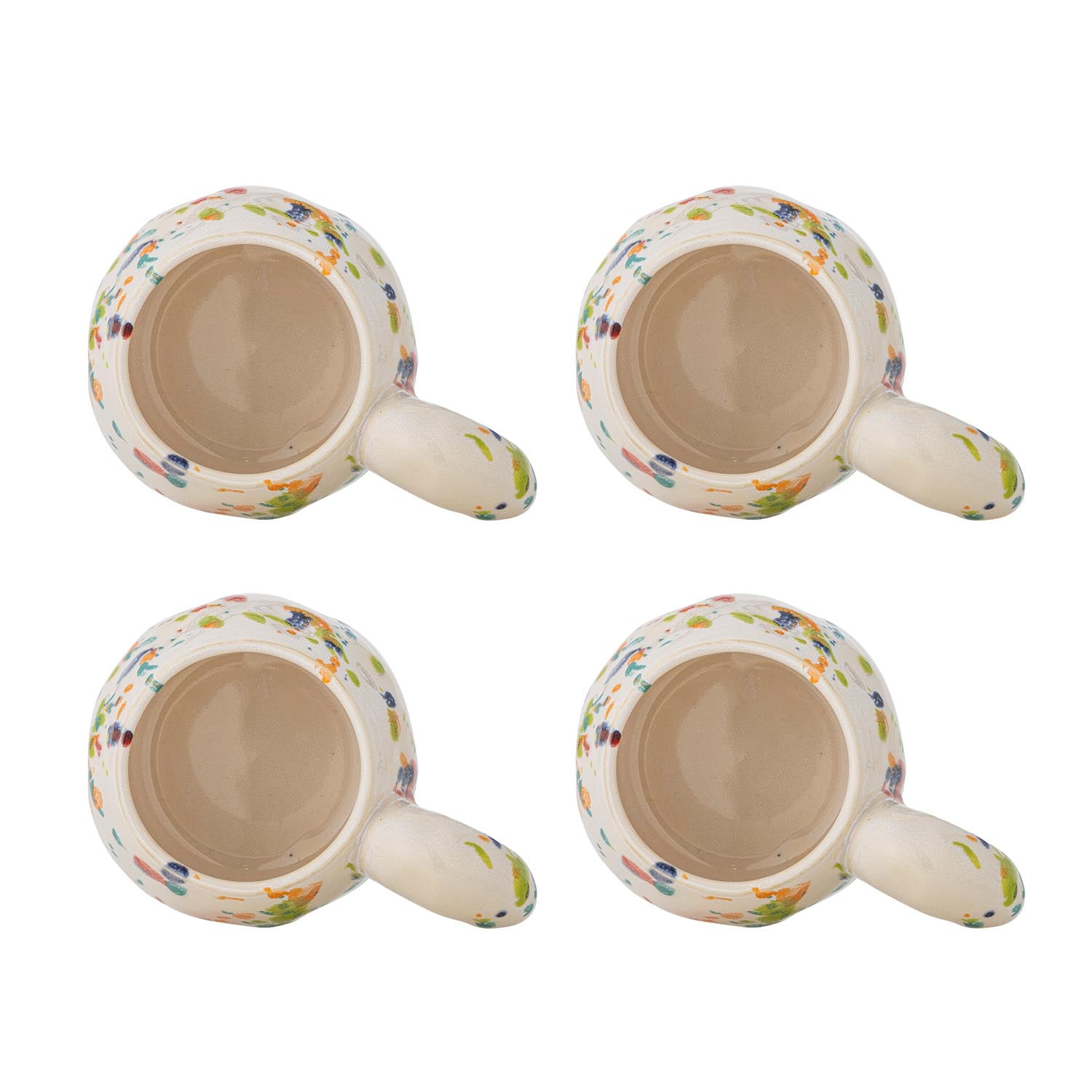 Freckles Tasse, Rot, Steingut in Rot präsentiert im Onlineshop von KAQTU Design AG. Tasse ist von Bloomingville