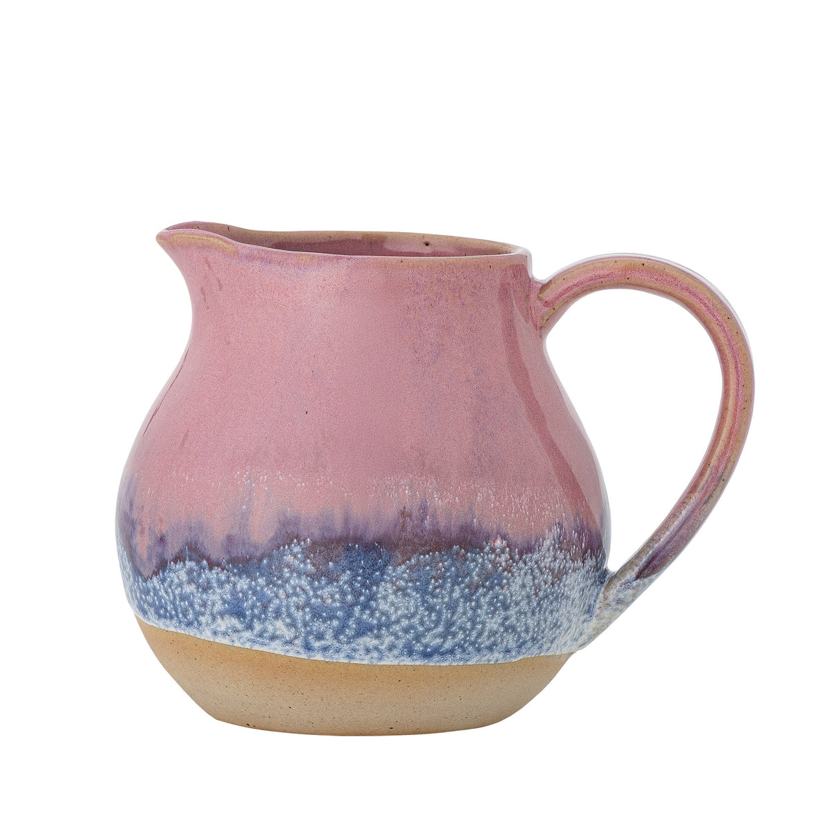 Paula Milchkännchen, Rose, Steingut in Rose präsentiert im Onlineshop von KAQTU Design AG. Milchkanne / Saucier ist von Bloomingville