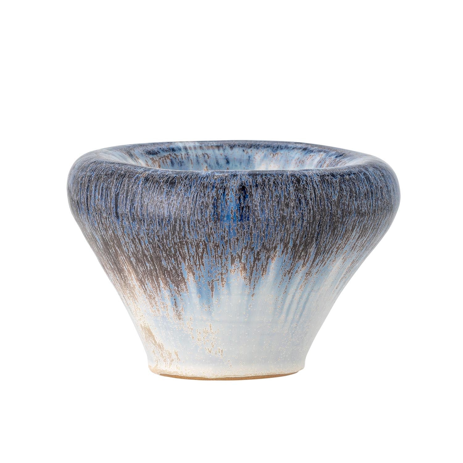 Finna Schale, Blau, Steingut in Blau präsentiert im Onlineshop von KAQTU Design AG. Schale ist von Bloomingville