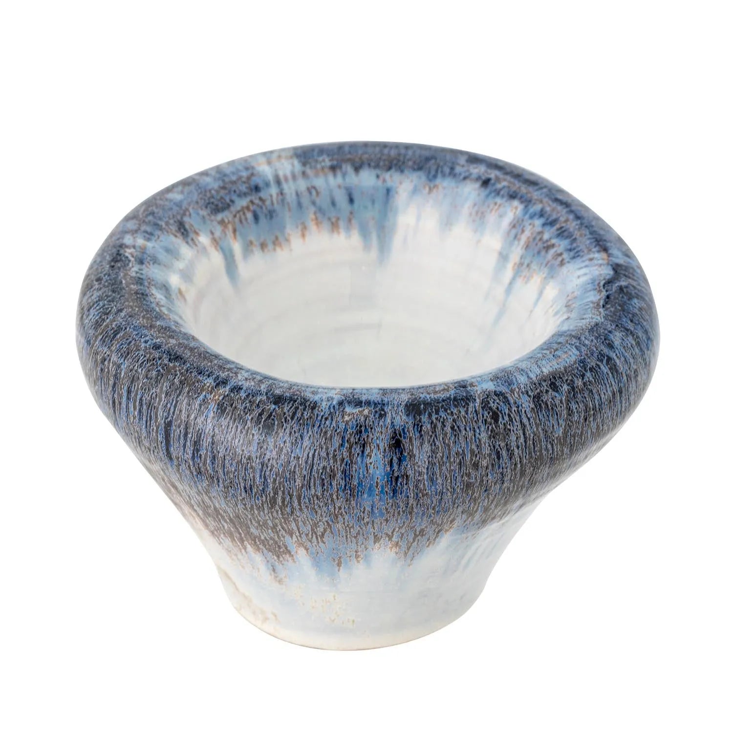 Finna Schale, Blau, Steingut in Blau präsentiert im Onlineshop von KAQTU Design AG. Schale ist von Bloomingville