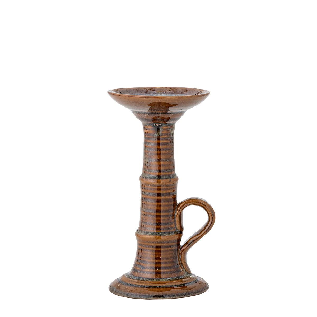 Rigby Kerzenhalter, Braun, Steingut in Braun präsentiert im Onlineshop von KAQTU Design AG. Kerzenständer ist von Creative Collection