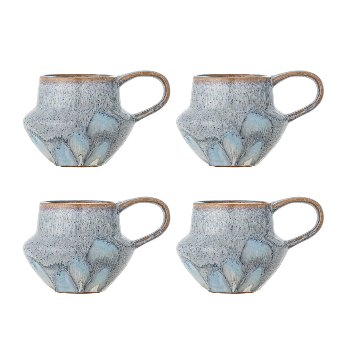 Bessie Becher, Blau, Steingut in Blau präsentiert im Onlineshop von KAQTU Design AG. Tasse ist von Creative Collection