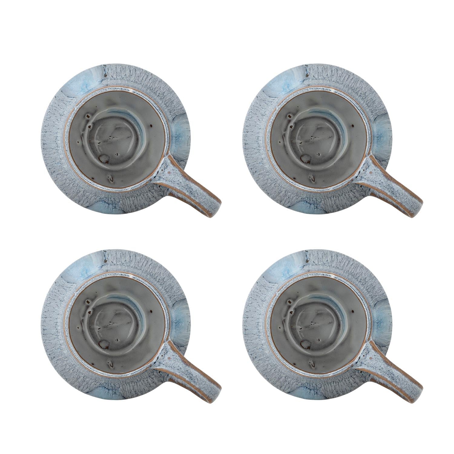 Bessie Becher, Blau, Steingut in Blau präsentiert im Onlineshop von KAQTU Design AG. Tasse ist von Creative Collection