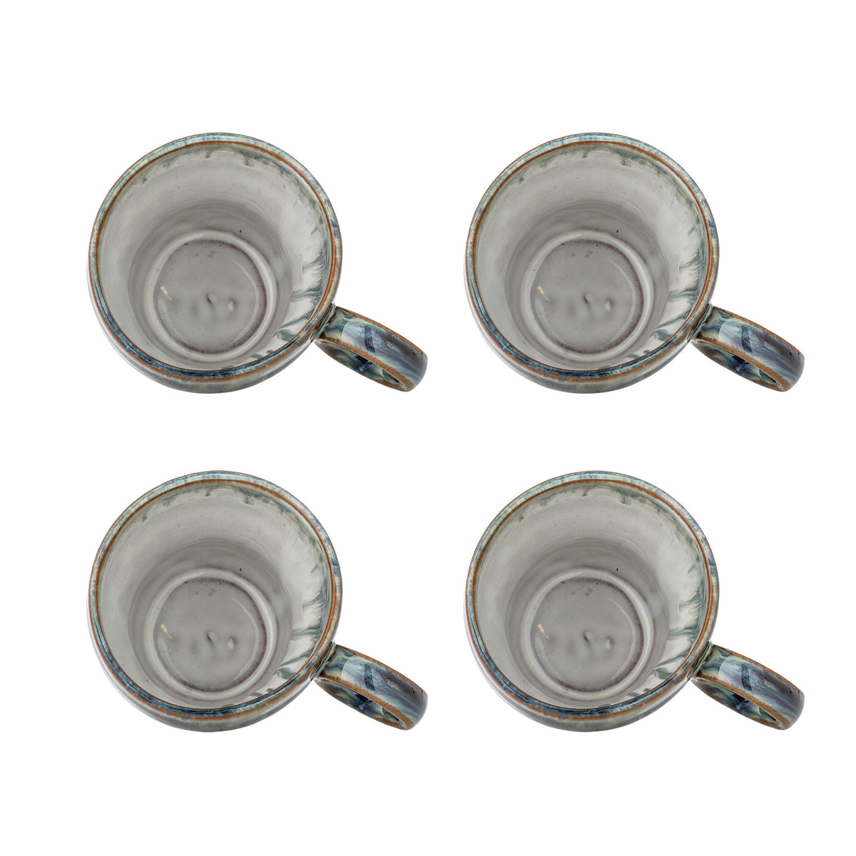 Nigel Tasse, Blau, Steingut in Blau präsentiert im Onlineshop von KAQTU Design AG. Tasse ist von Bloomingville