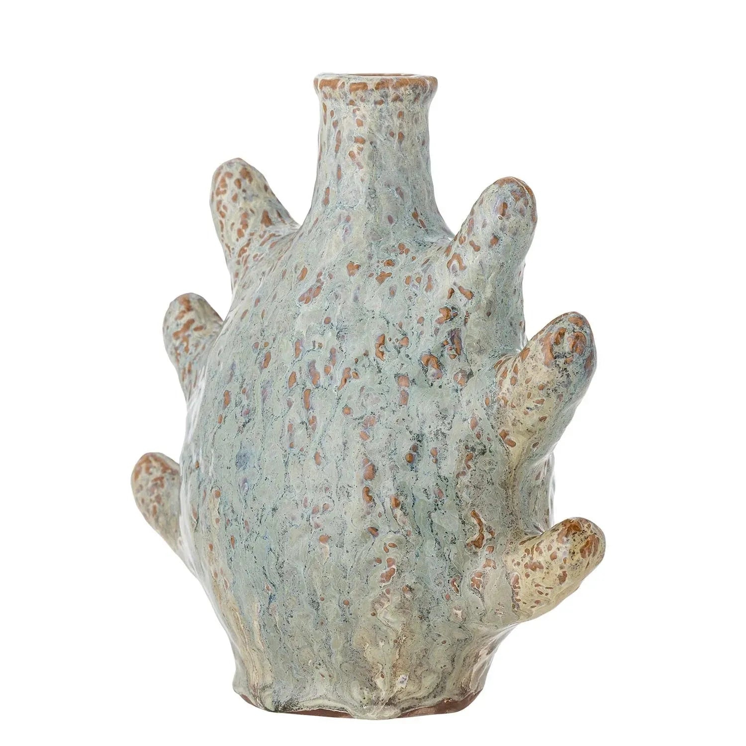 Bridget Kerzenhalter, Grau, Steingut in Grau präsentiert im Onlineshop von KAQTU Design AG. Podest ist von Creative Collection