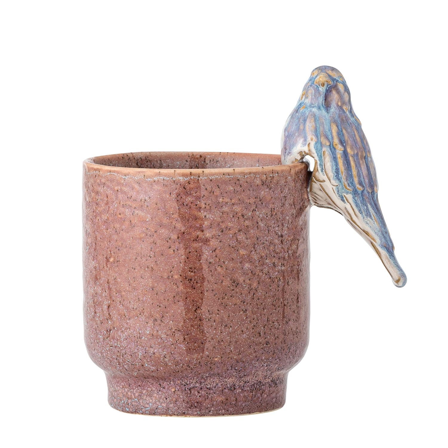 Larky Blumentopf, Rose, Steingut in Rose präsentiert im Onlineshop von KAQTU Design AG. Blumentopf ist von Creative Collection