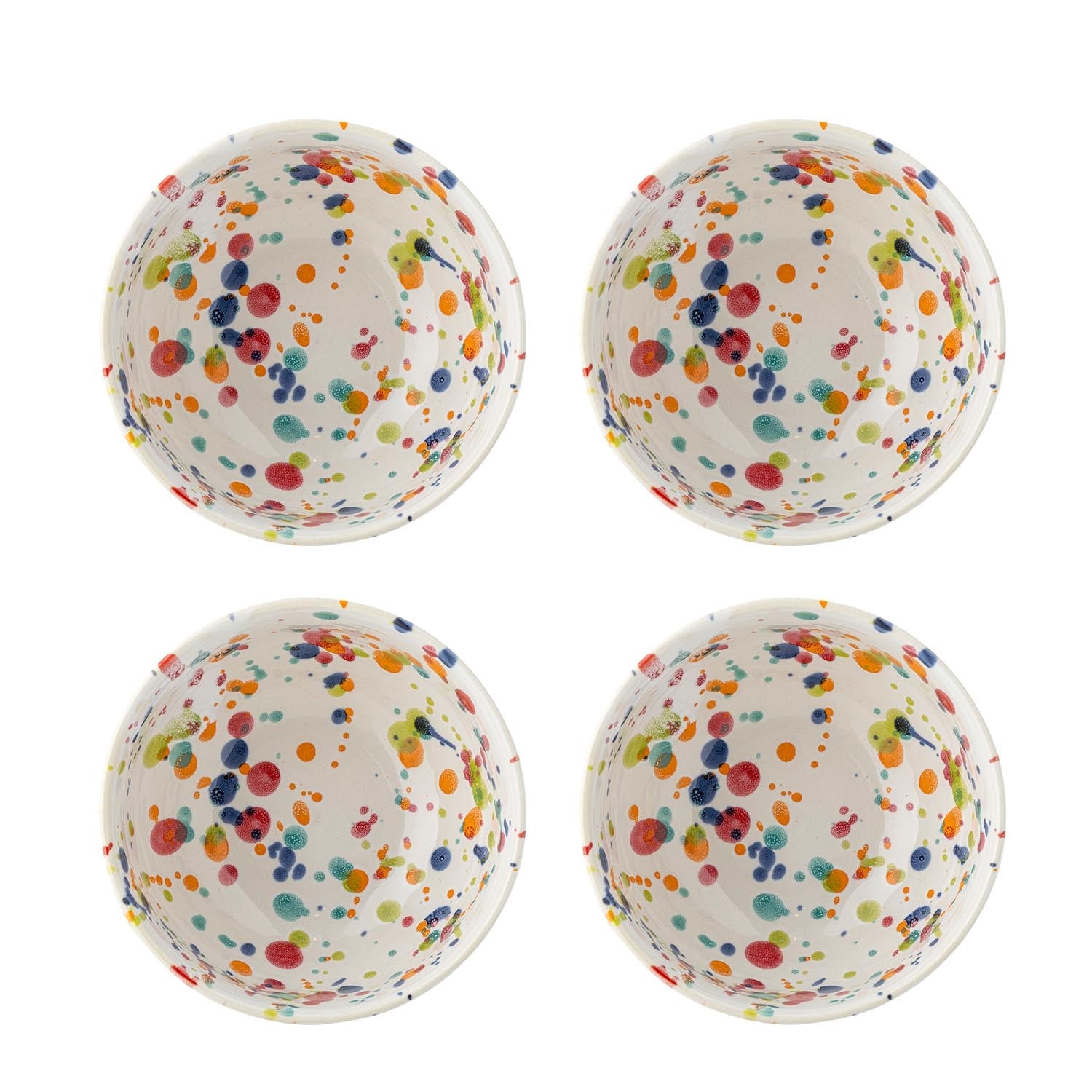 Freckles Schale, Rot, Steingut in Rot präsentiert im Onlineshop von KAQTU Design AG. Schale ist von Bloomingville