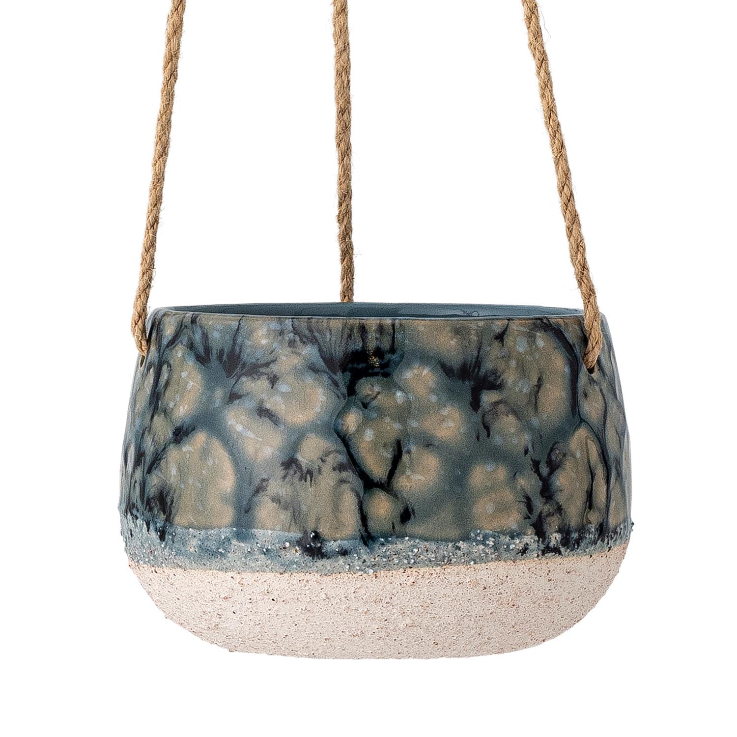 Mowbray Blumentopf, hängend, Blau, Steingut in Blau präsentiert im Onlineshop von KAQTU Design AG. Blumentopf ist von Creative Collection