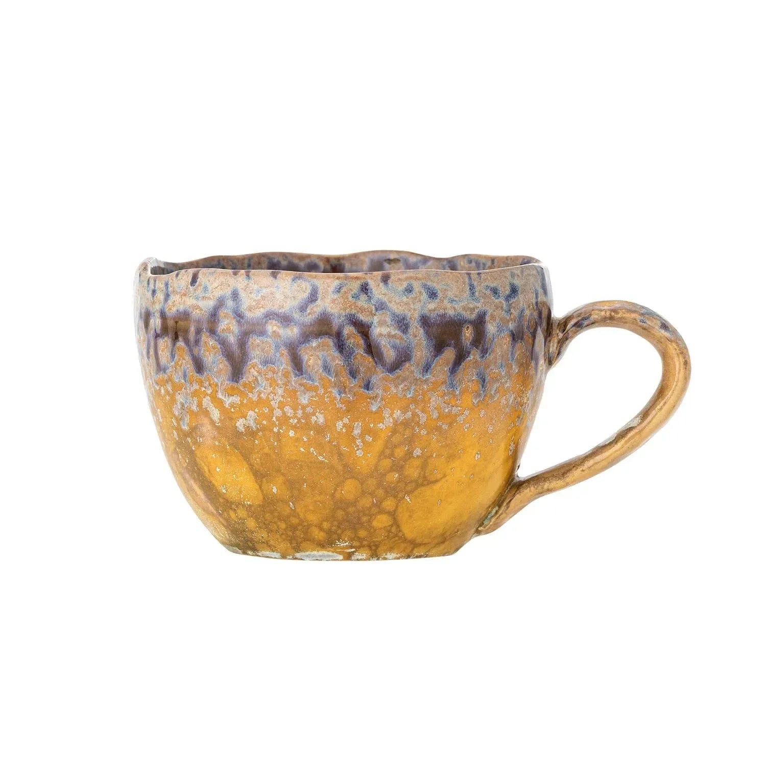 Milani Tasse, Gelb, Steingut in Gelb präsentiert im Onlineshop von KAQTU Design AG. Tasse ist von Bloomingville