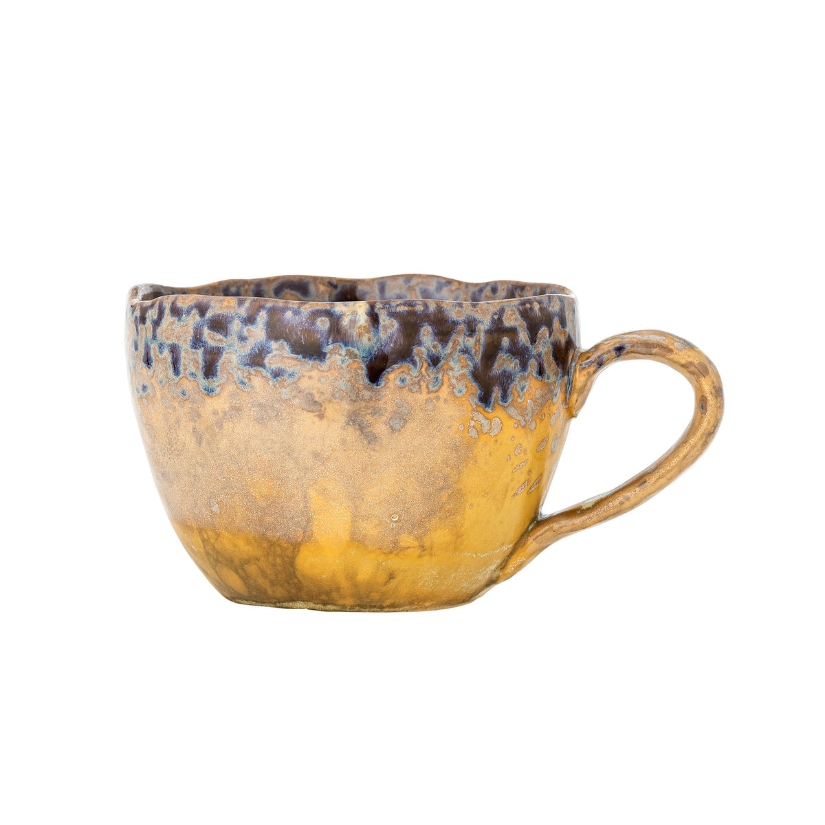 Milani Tasse, Gelb, Steingut in Gelb präsentiert im Onlineshop von KAQTU Design AG. Tasse ist von Bloomingville