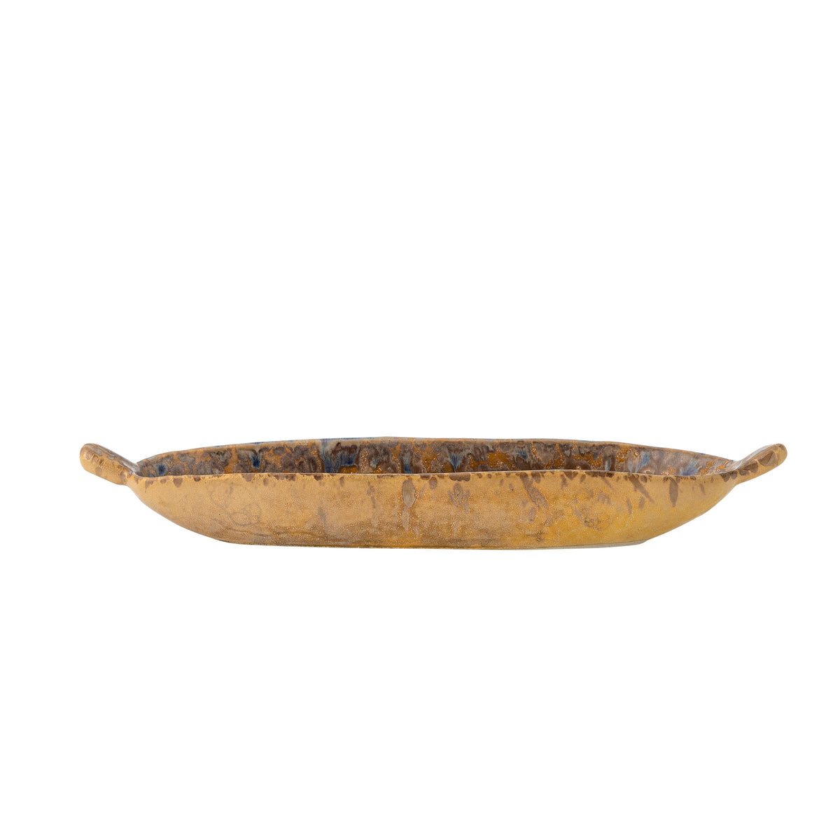 Milani Servierplatte, Braun, Steingut in Braun präsentiert im Onlineshop von KAQTU Design AG. Servierplatten ist von Bloomingville