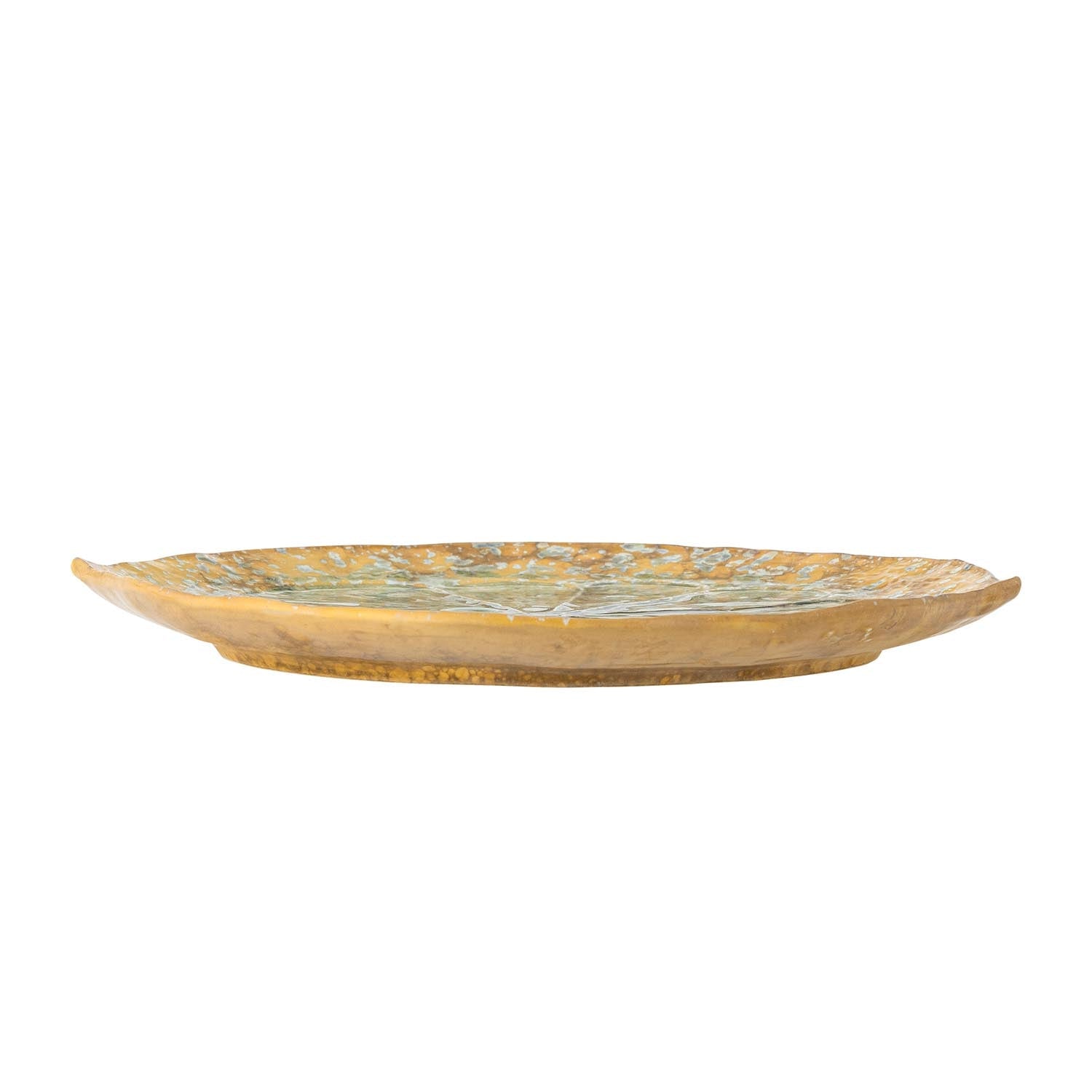 Milani Servierplatte, Grün, Steingut in Grün präsentiert im Onlineshop von KAQTU Design AG. Salz & Pfeffer ist von Bloomingville