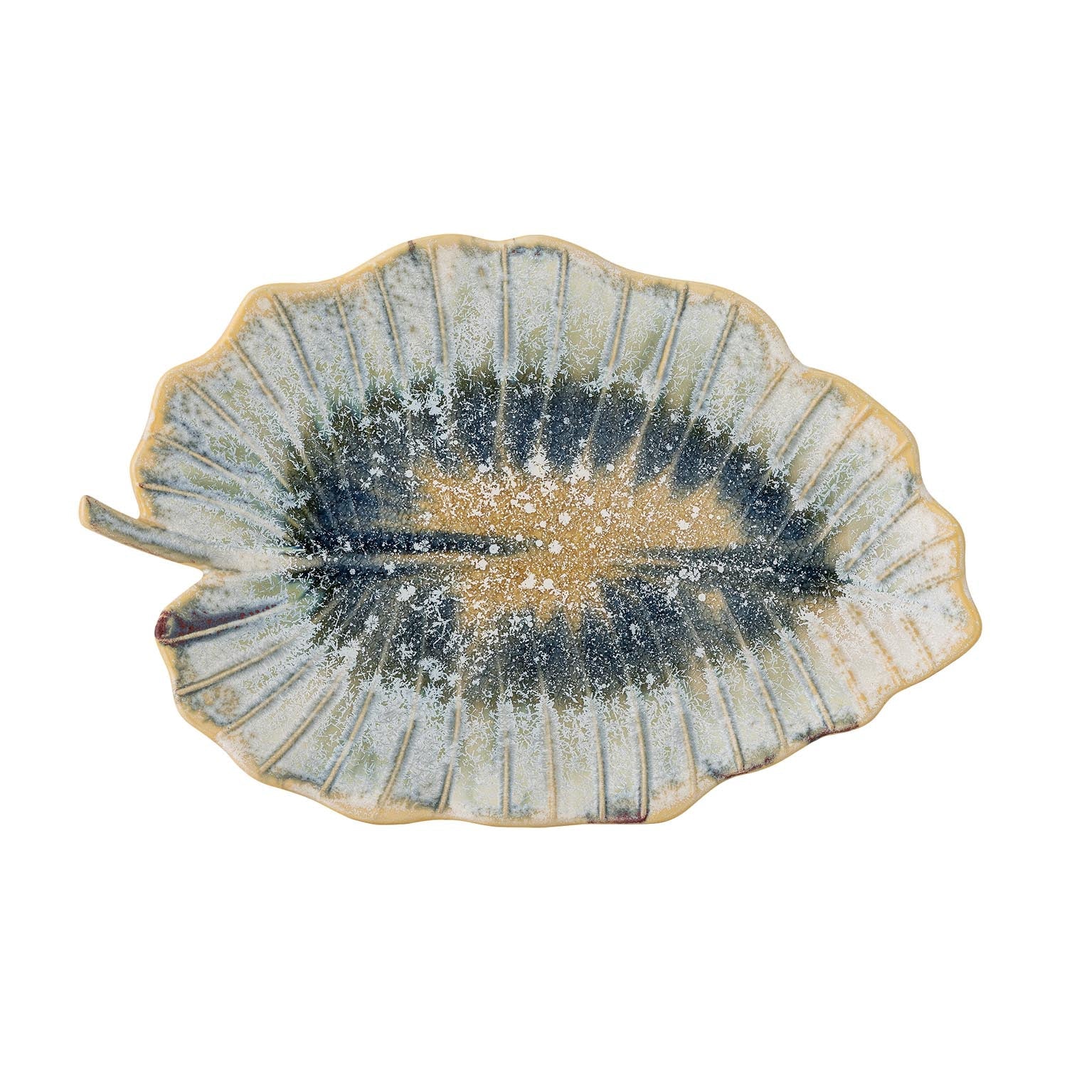 Dorreen Servierplatte, Blau, Steingut in Blau präsentiert im Onlineshop von KAQTU Design AG. Kochbesteck ist von Creative Collection