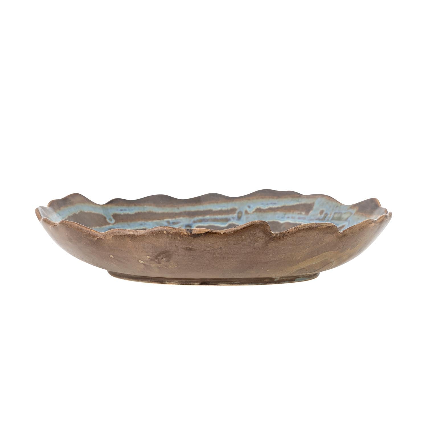Marjorie Tablett, Blau, Steingut in Blau präsentiert im Onlineshop von KAQTU Design AG. Tablett ist von Creative Collection