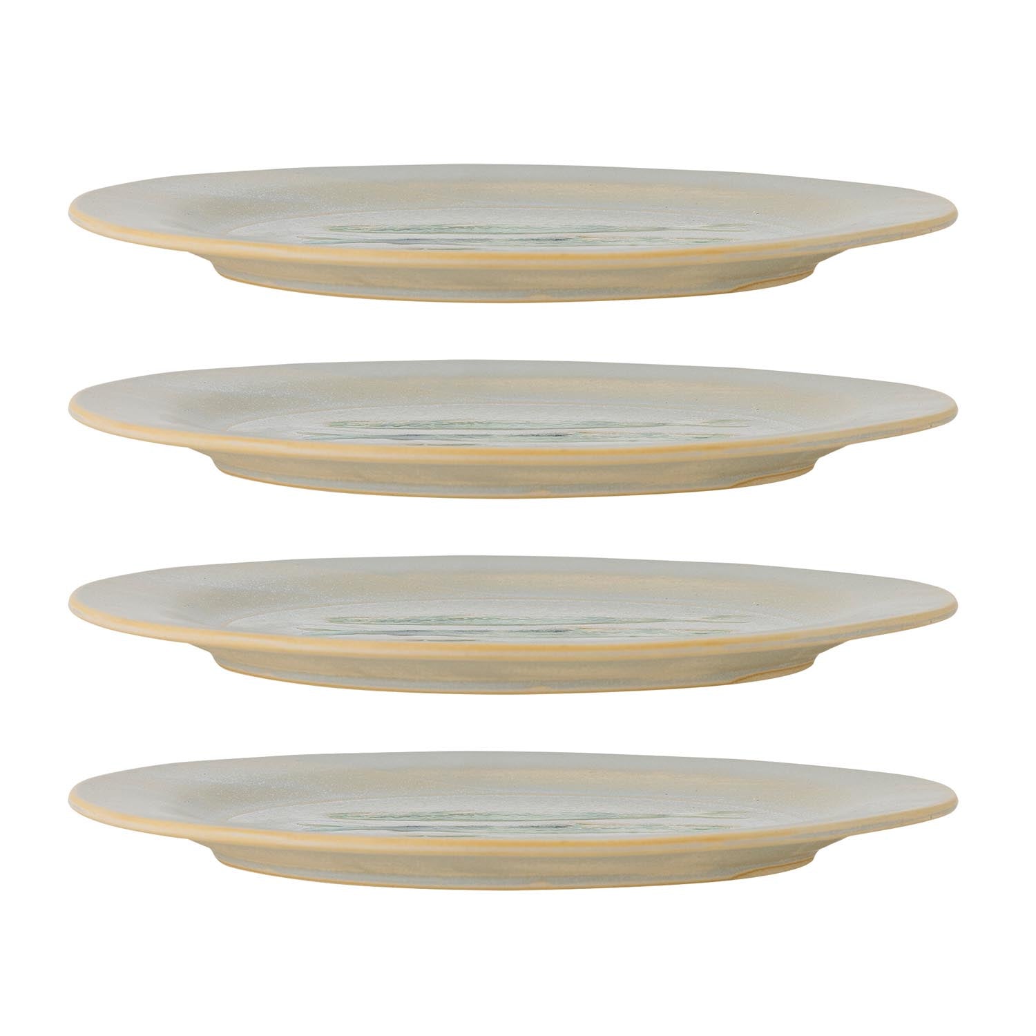 Hadden Teller, Grün, Steingut in Grün präsentiert im Onlineshop von KAQTU Design AG. Teller ist von Creative Collection