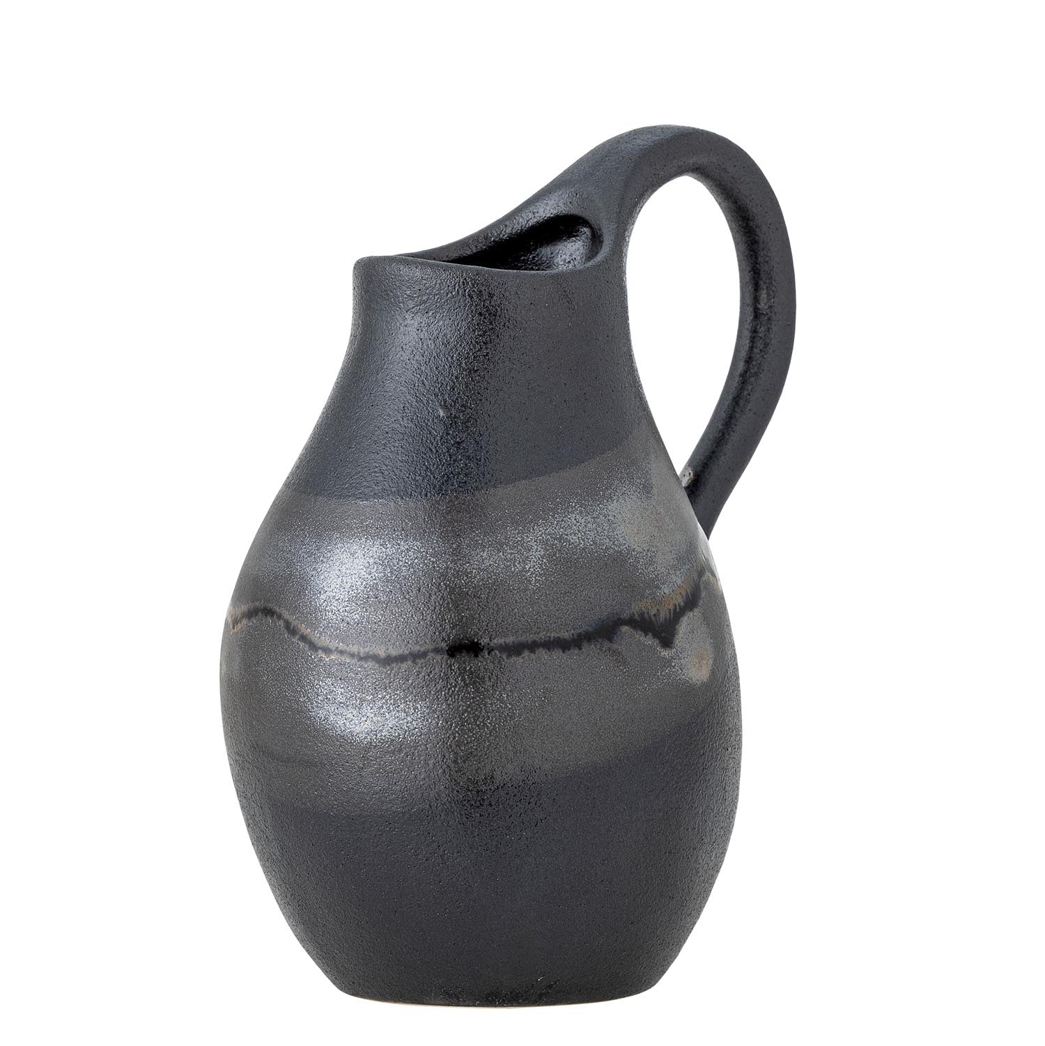Alvena Vase, Braun, Steingut in Braun präsentiert im Onlineshop von KAQTU Design AG. Vase ist von Bloomingville