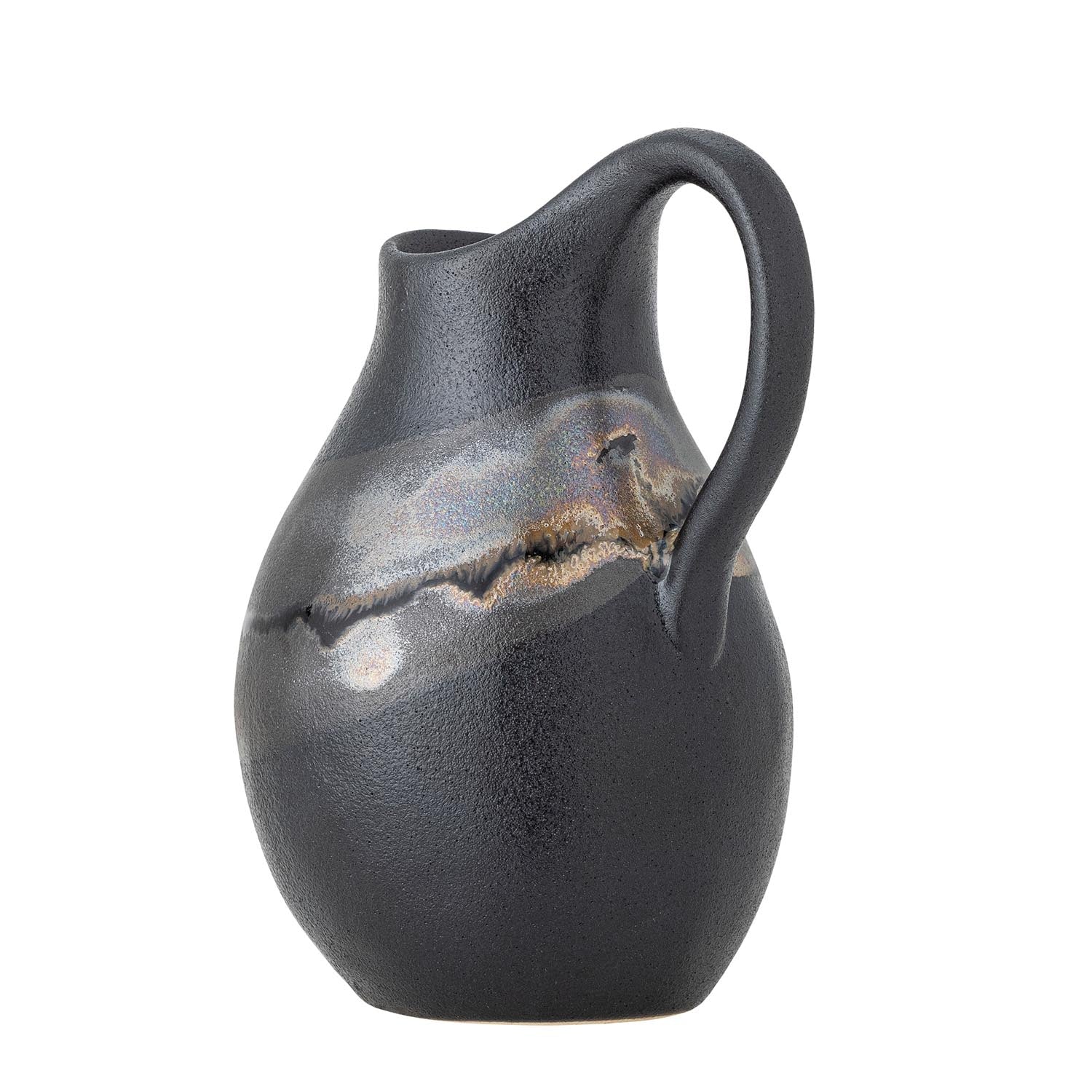 Alvena Vase, Braun, Steingut in Braun präsentiert im Onlineshop von KAQTU Design AG. Vase ist von Bloomingville