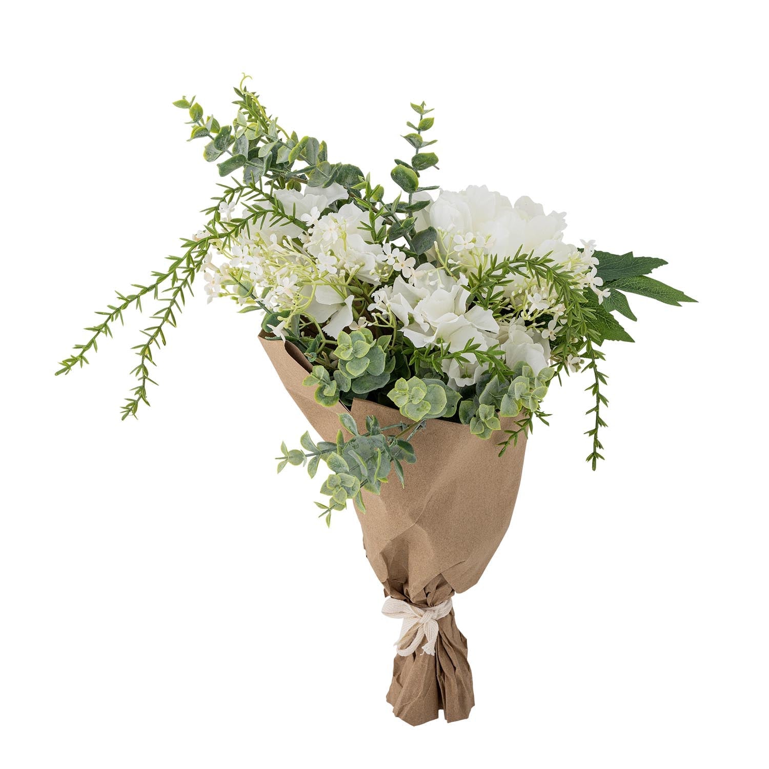 Lustre Blumenstrauß, Weiß, Künstliche Blumen in Weiß präsentiert im Onlineshop von KAQTU Design AG. Kunstpflanze ist von Bloomingville