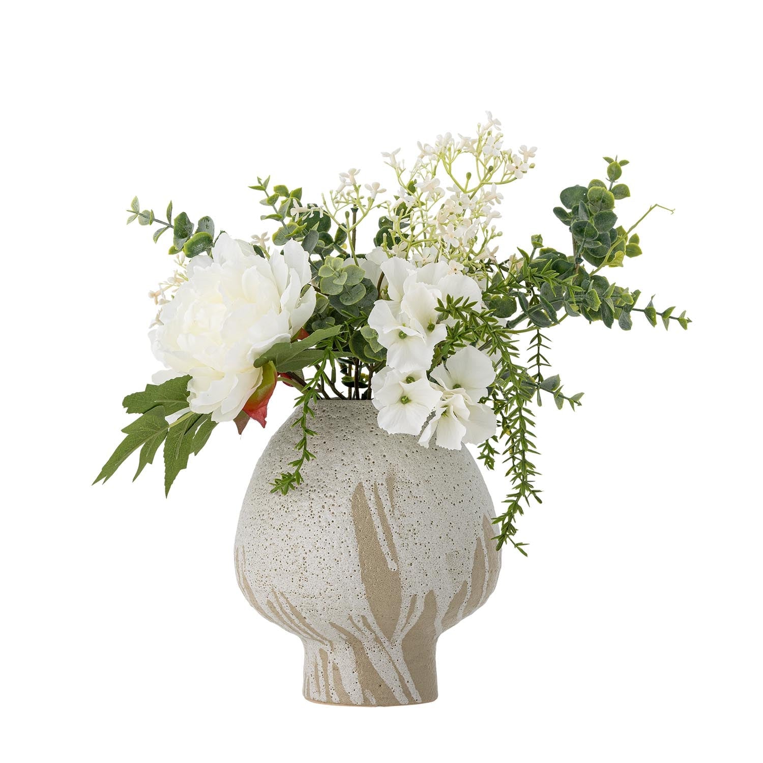 Lustre Blumenstrauß, Weiß, Künstliche Blumen in Weiß präsentiert im Onlineshop von KAQTU Design AG. Kunstpflanze ist von Bloomingville