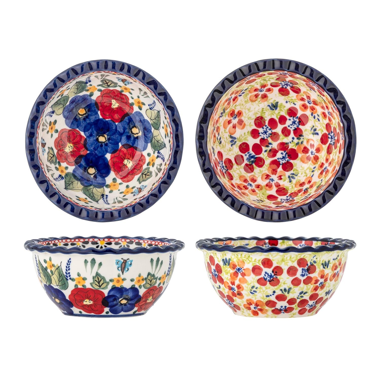 Florist Schale, Rot, Steingut in Rot präsentiert im Onlineshop von KAQTU Design AG. Schale ist von Creative Collection