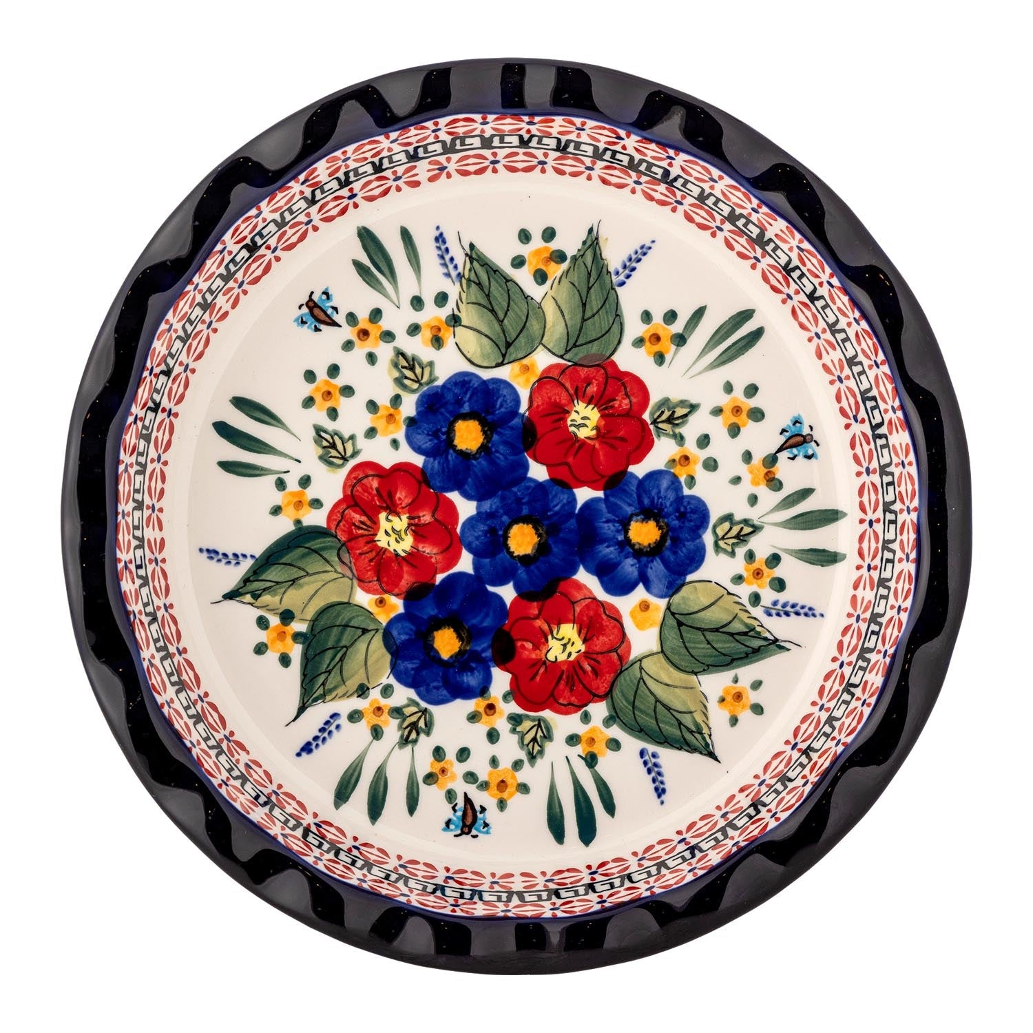 Florist Schale, Rot, Steingut in Rot präsentiert im Onlineshop von KAQTU Design AG. Schale ist von Creative Collection
