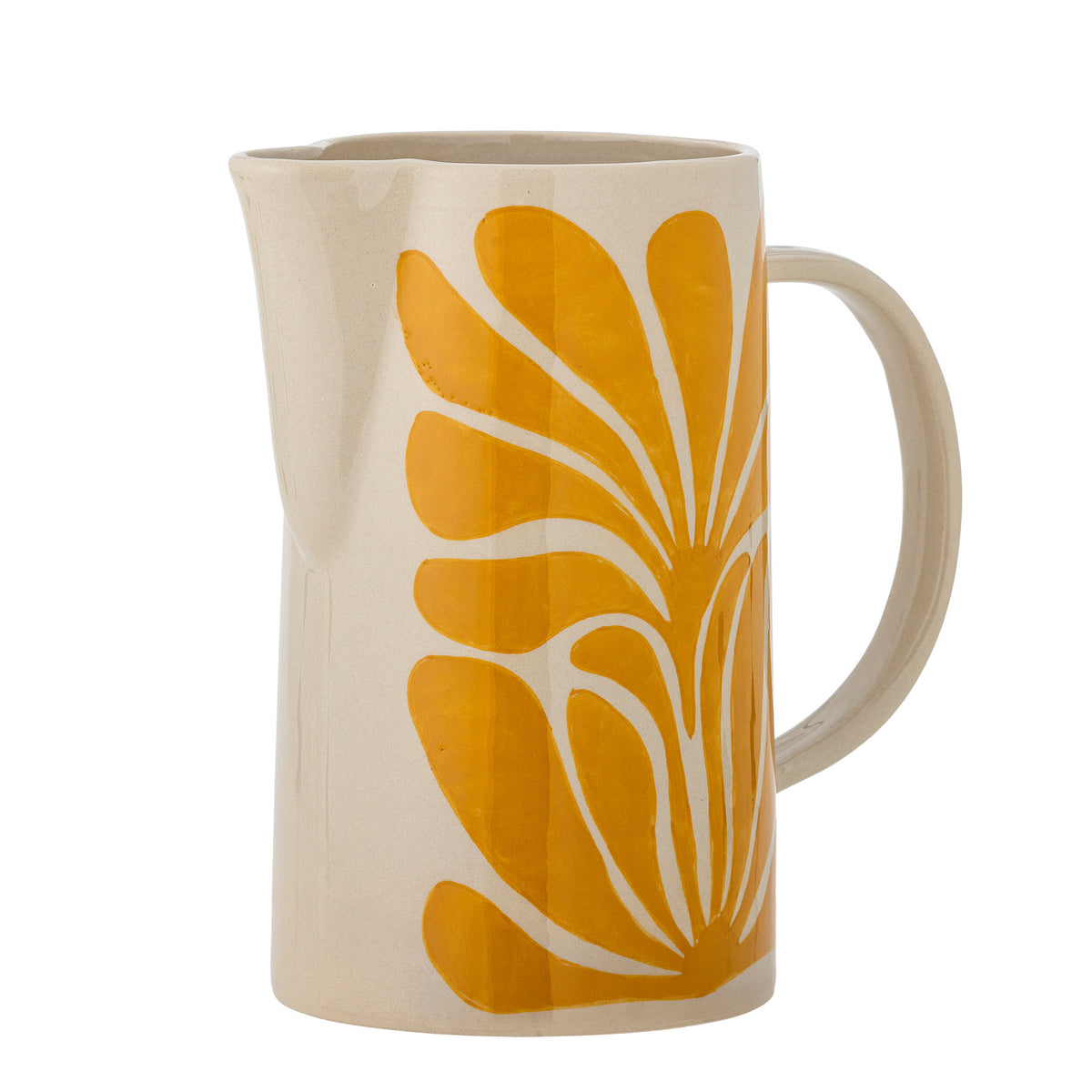 Fauni Krug, Gelb, Steingut in Gelb präsentiert im Onlineshop von KAQTU Design AG. Kanne ist von Creative Collection
