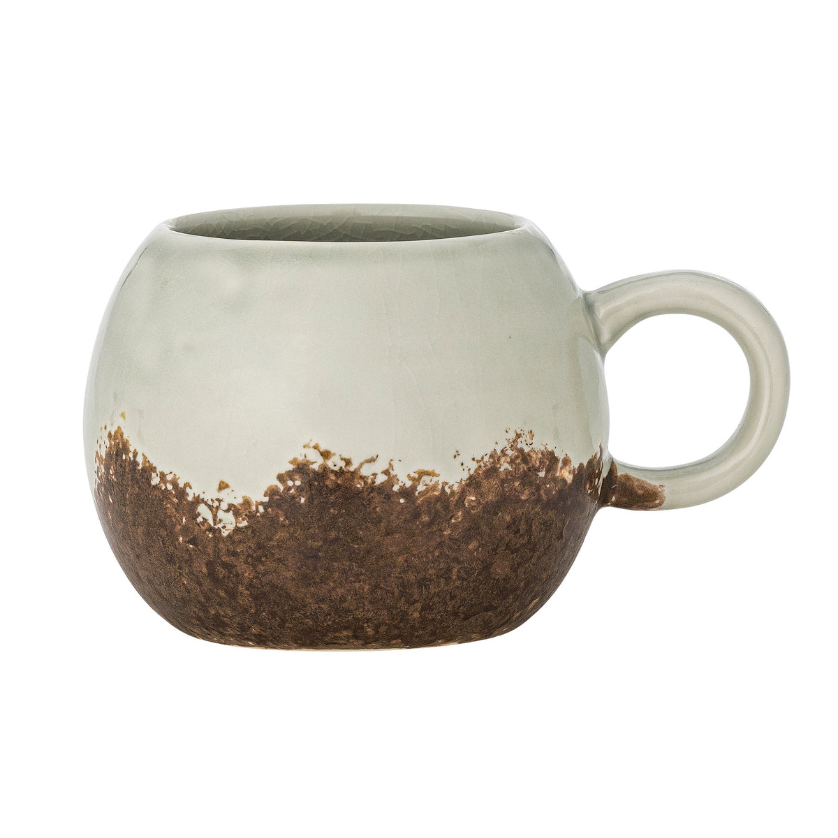Paula Becher, Braun, Steingut in Braun präsentiert im Onlineshop von KAQTU Design AG. Tasse ist von Bloomingville