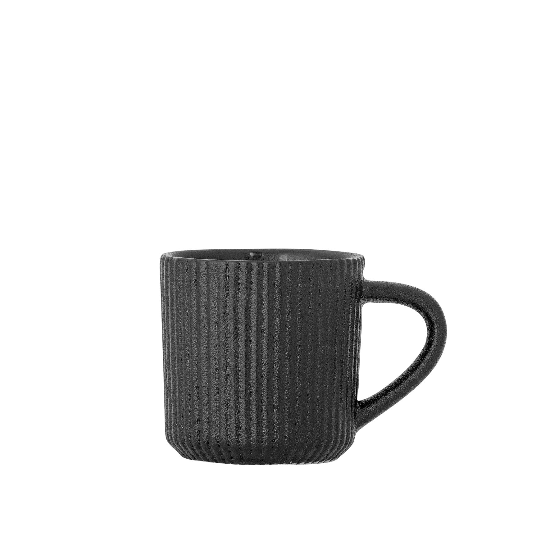Neri Espressotasse, Schwarz, Steingut in Black präsentiert im Onlineshop von KAQTU Design AG. Tasse ist von Bloomingville