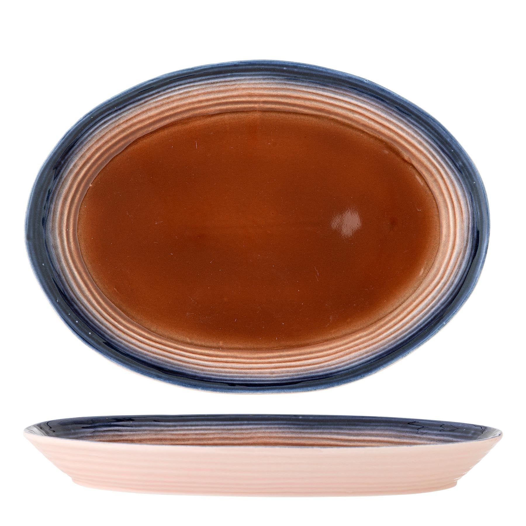 Tatum Servierplatte, Bunt, Steingut in Multi präsentiert im Onlineshop von KAQTU Design AG. Käsezubehör ist von Bloomingville