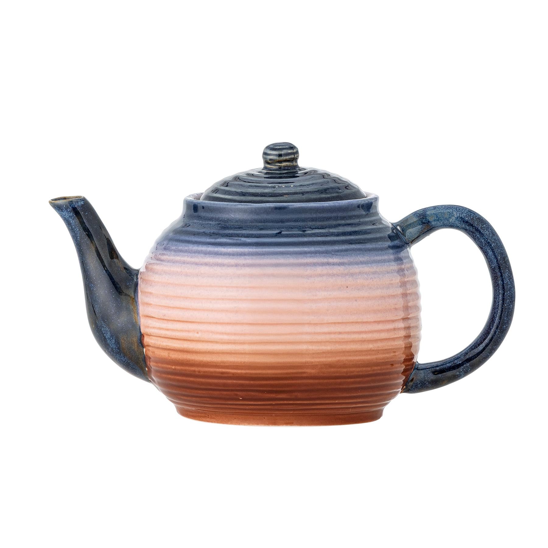 Tatum Teekanne mit Teesieb, Bunt, Steingut in Multi präsentiert im Onlineshop von KAQTU Design AG. Käsezubehör ist von Bloomingville