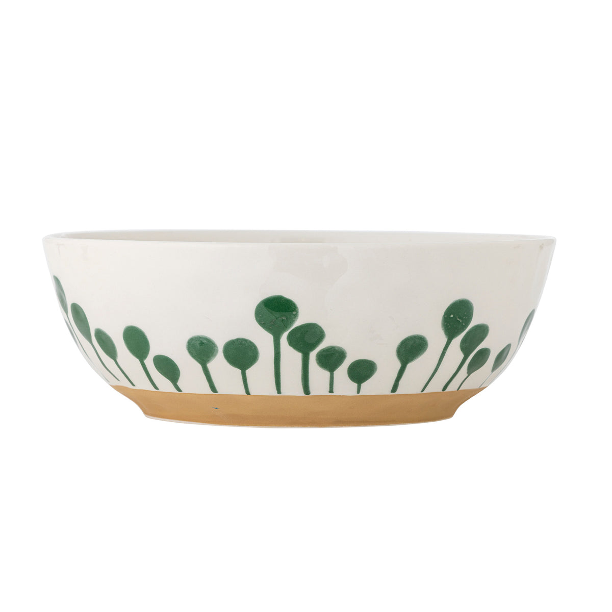 Linora Schale, Grün, Steingut in Green präsentiert im Onlineshop von KAQTU Design AG. Schale ist von Creative Collection