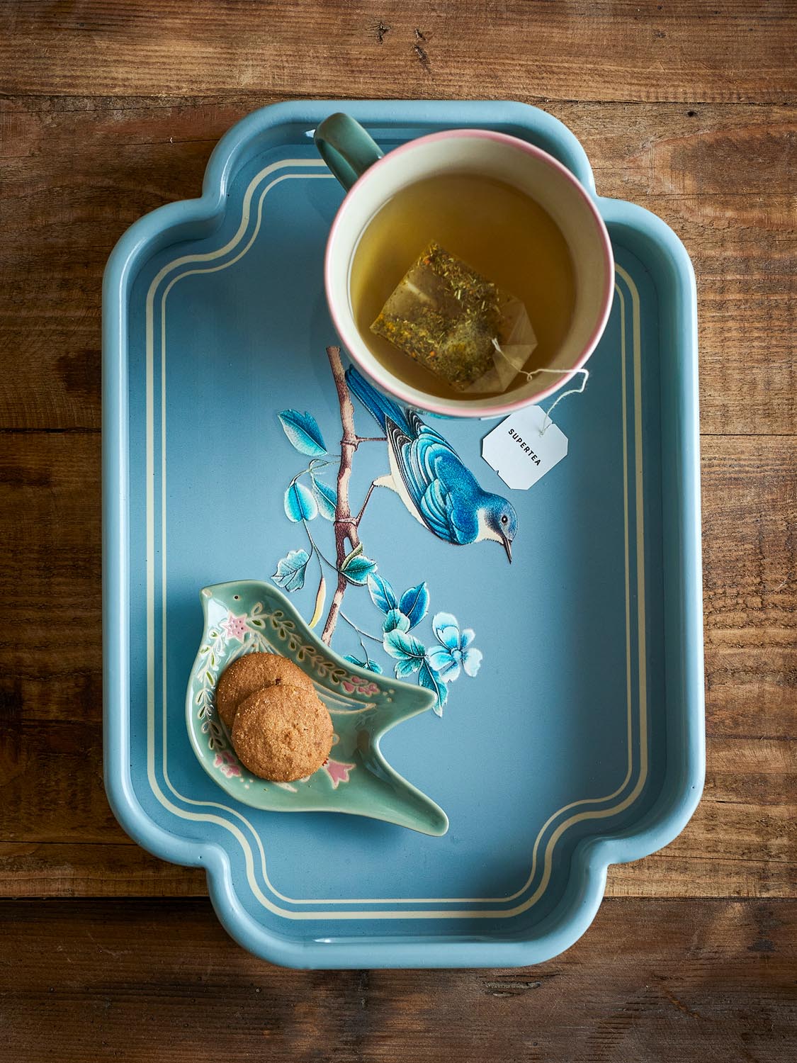 Rosalynde Servierplatte, Grün, Steingut in Green präsentiert im Onlineshop von KAQTU Design AG. Käsezubehör ist von Creative Collection