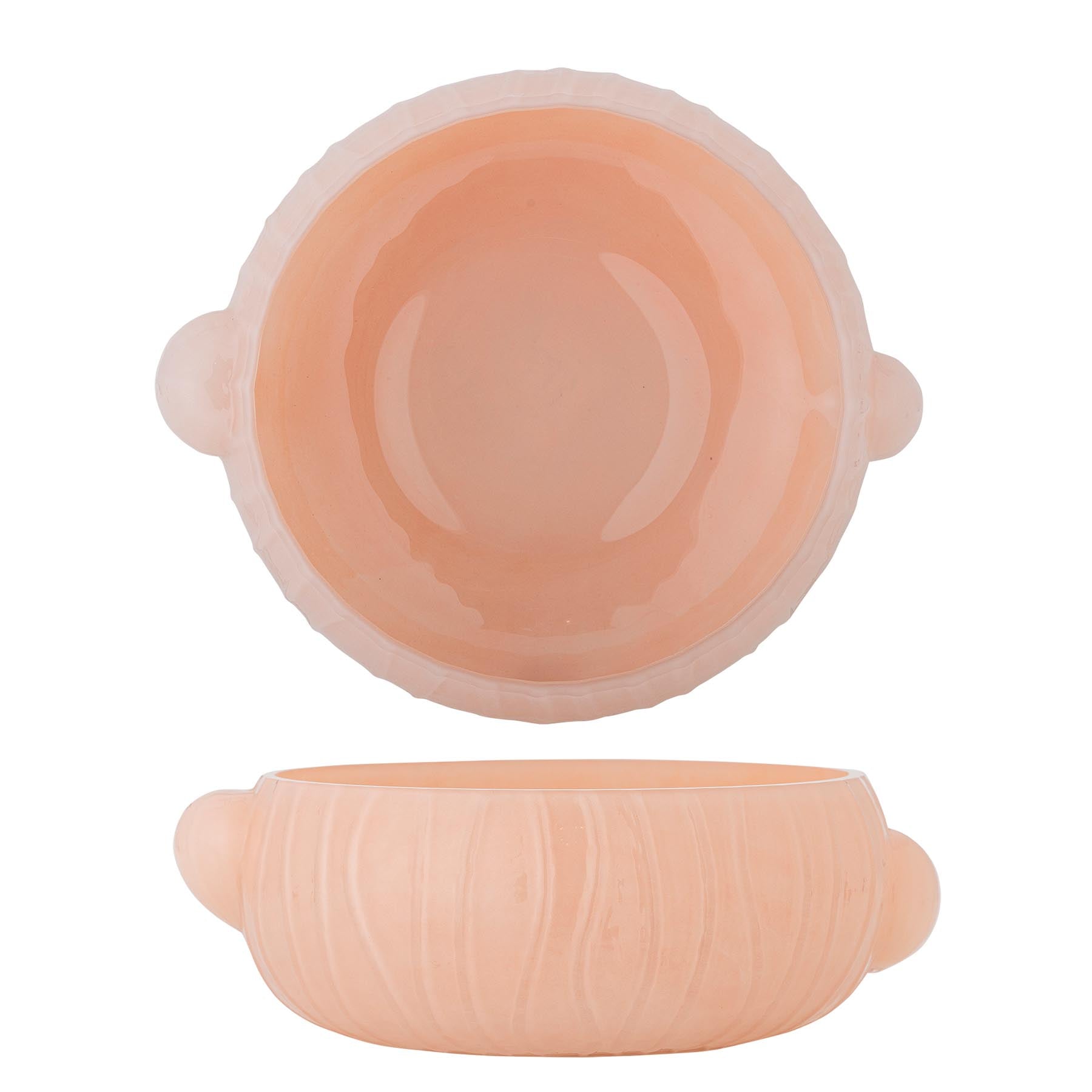 Lalie Schale, Rose, Glas in Rose präsentiert im Onlineshop von KAQTU Design AG. Schale ist von Bloomingville