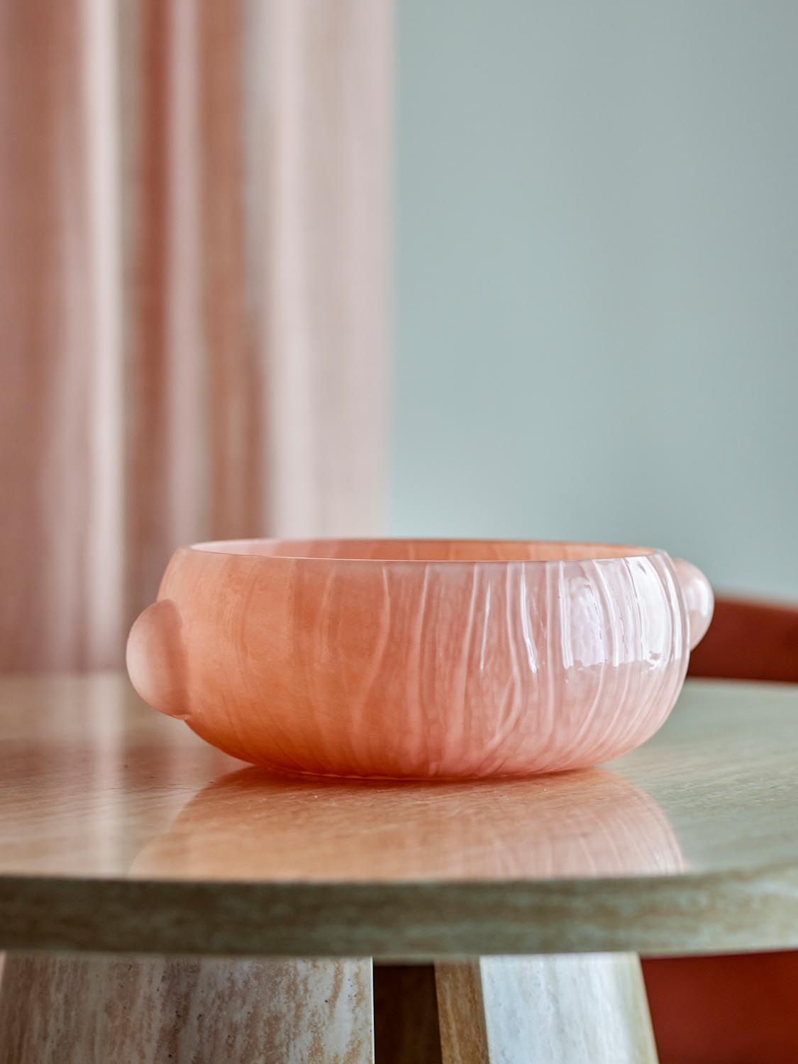 Lalie Schale, Rose, Glas in Rose präsentiert im Onlineshop von KAQTU Design AG. Schale ist von Bloomingville
