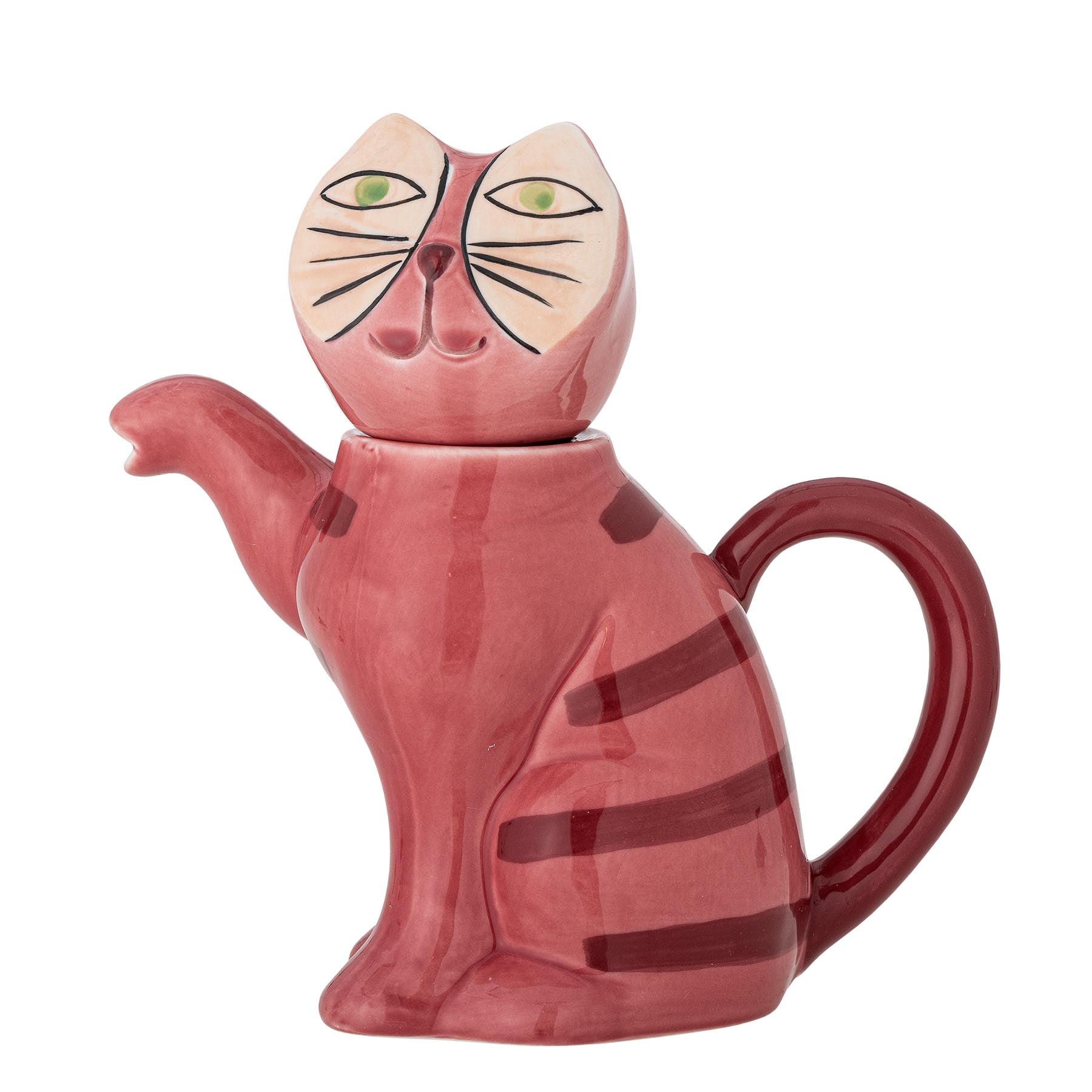 Missy Teekanne, Bunt, Steingut in Multi präsentiert im Onlineshop von KAQTU Design AG. Käsezubehör ist von Bloomingville