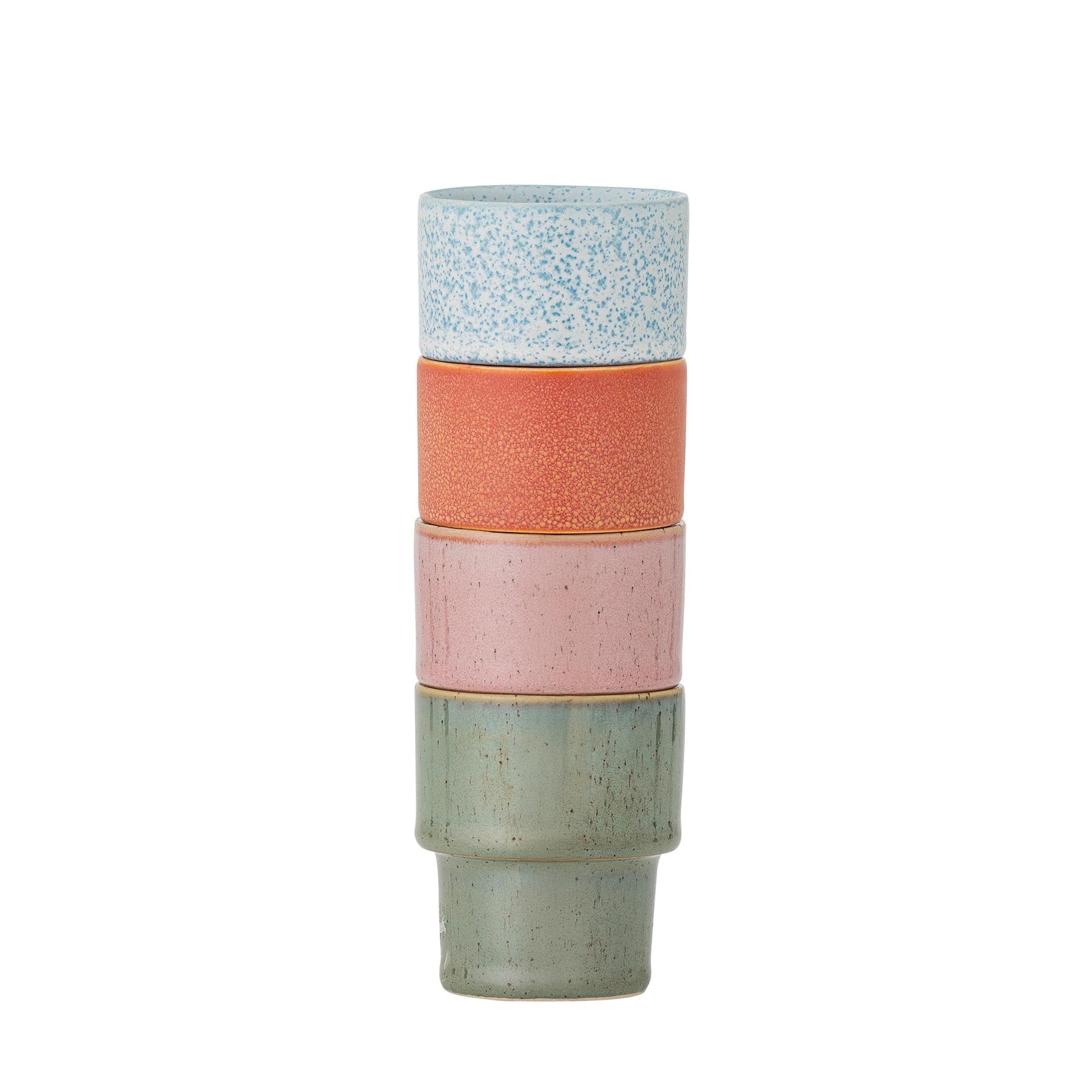 Ewan Espressotasse, Bunt, Steingut in Multi präsentiert im Onlineshop von KAQTU Design AG. Tasse ist von Bloomingville
