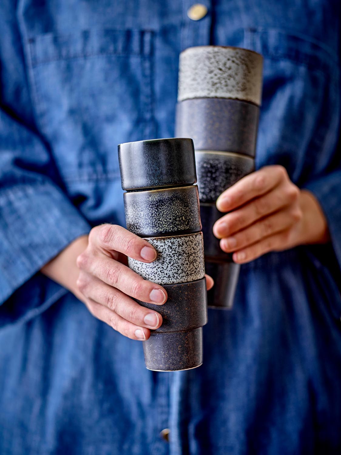Ewan Espressotasse, Braun, Steingut in Brown präsentiert im Onlineshop von KAQTU Design AG. Tasse ist von Bloomingville