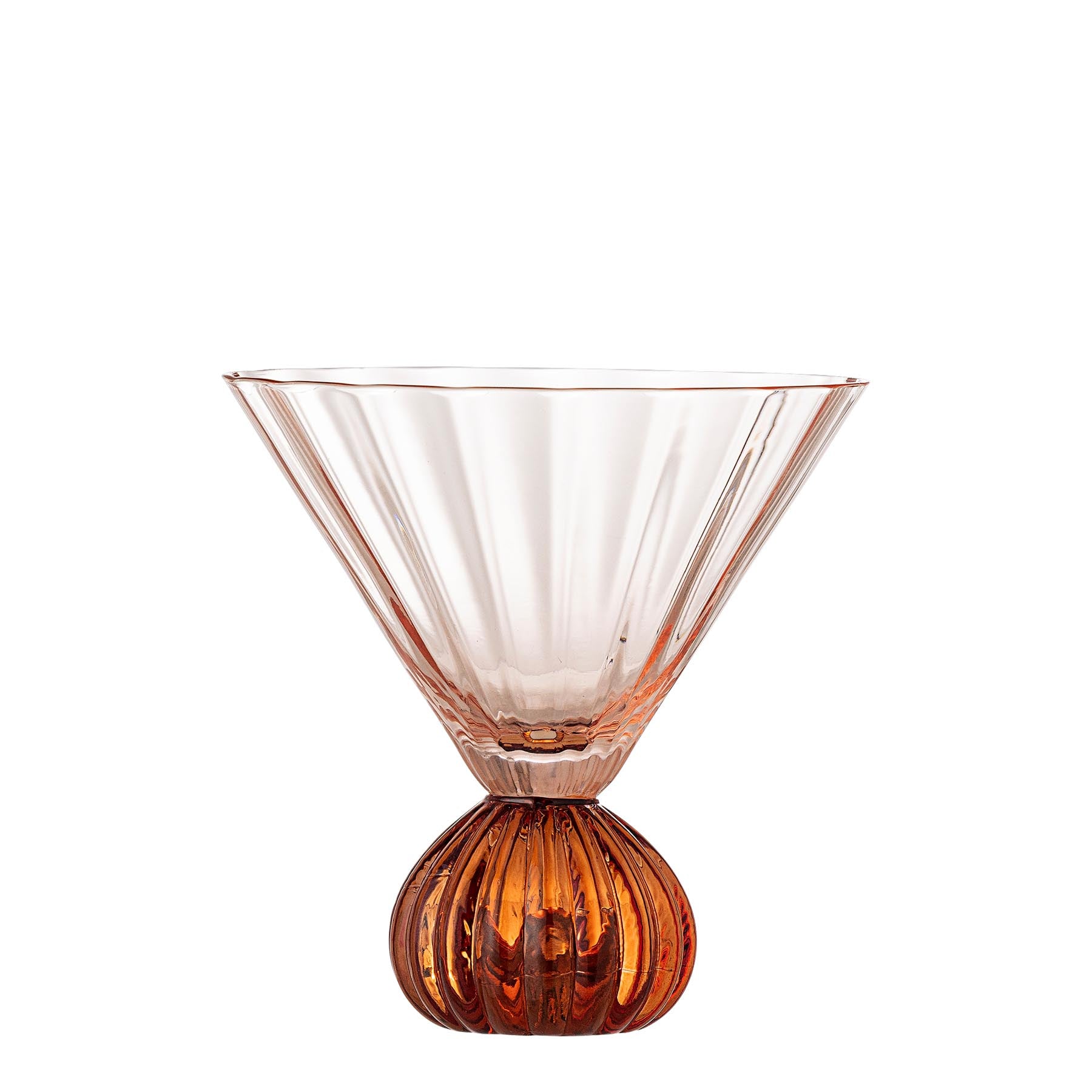 Taurin Cocktailglas, Rose, Glas in Rose präsentiert im Onlineshop von KAQTU Design AG. Glas ist von Bloomingville
